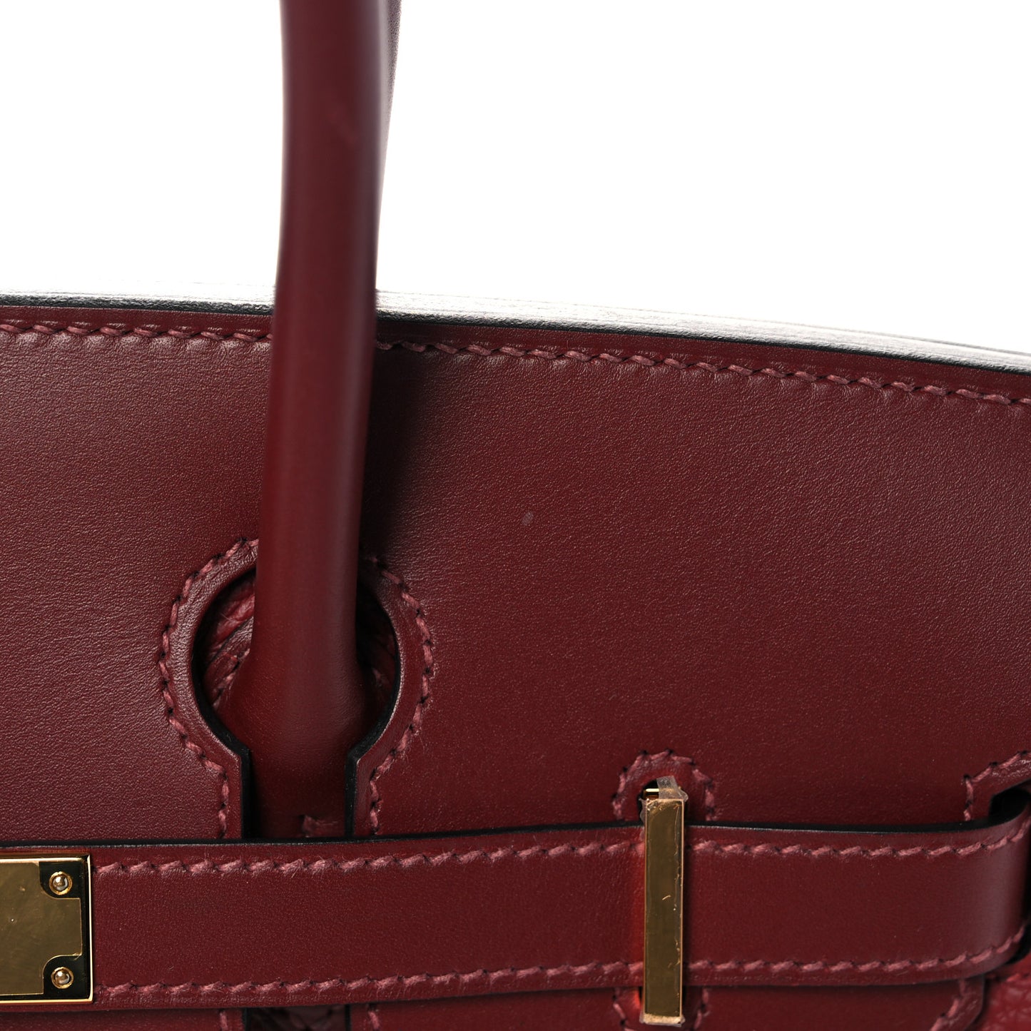 Taurillon Clemence Sombrero Birkin 30 Rouge H