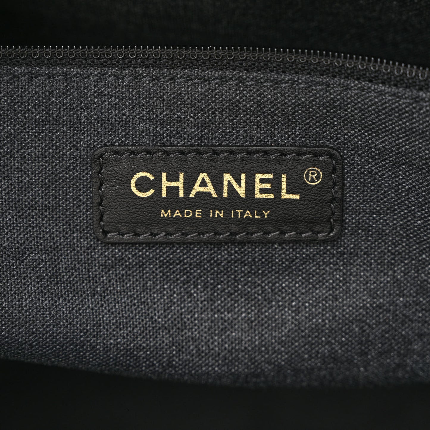 Calfskin Medium Deauville Tote Black