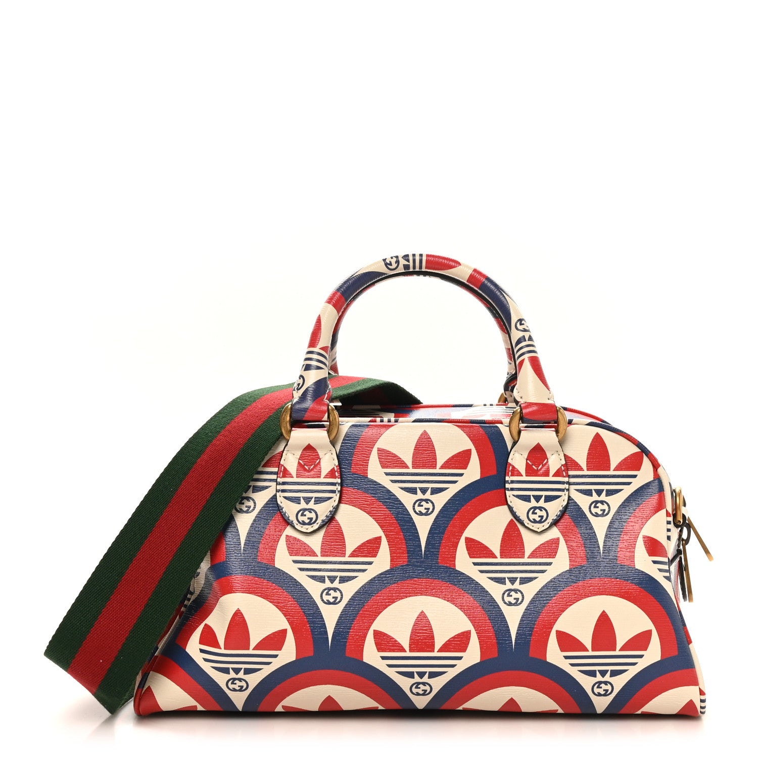 Gucci X ADIDAS Shangai Calfskin Web Trefoil Interlocking G Mini