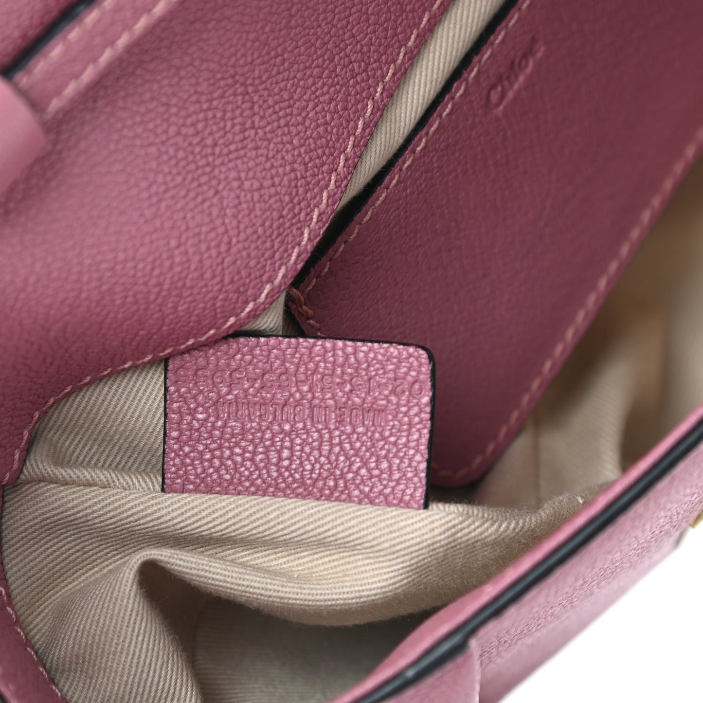 Goatskin Mini Elsie Crossbody Bag Pink
