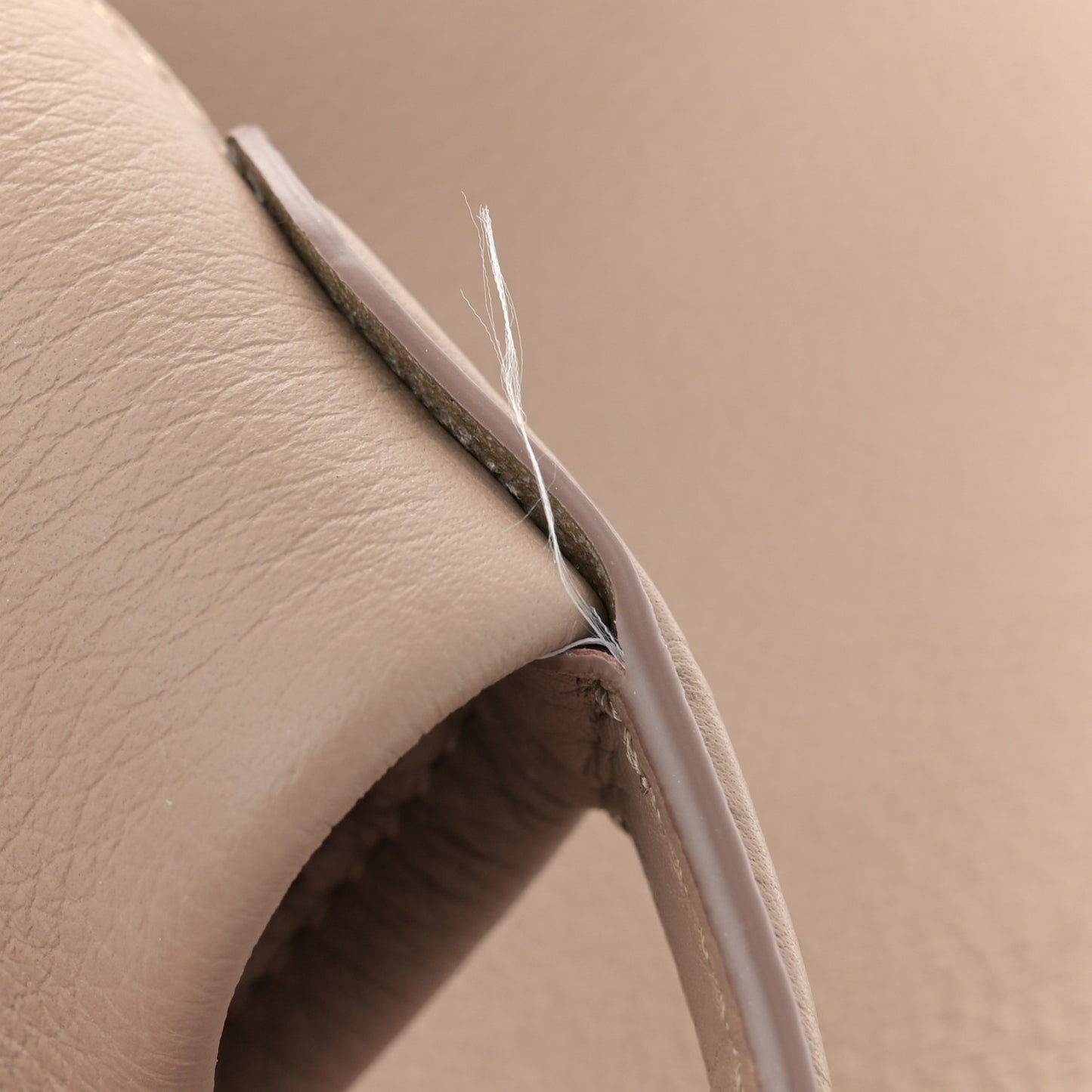 Grained Calfskin Medium N/S Park Tote Dark Taupe