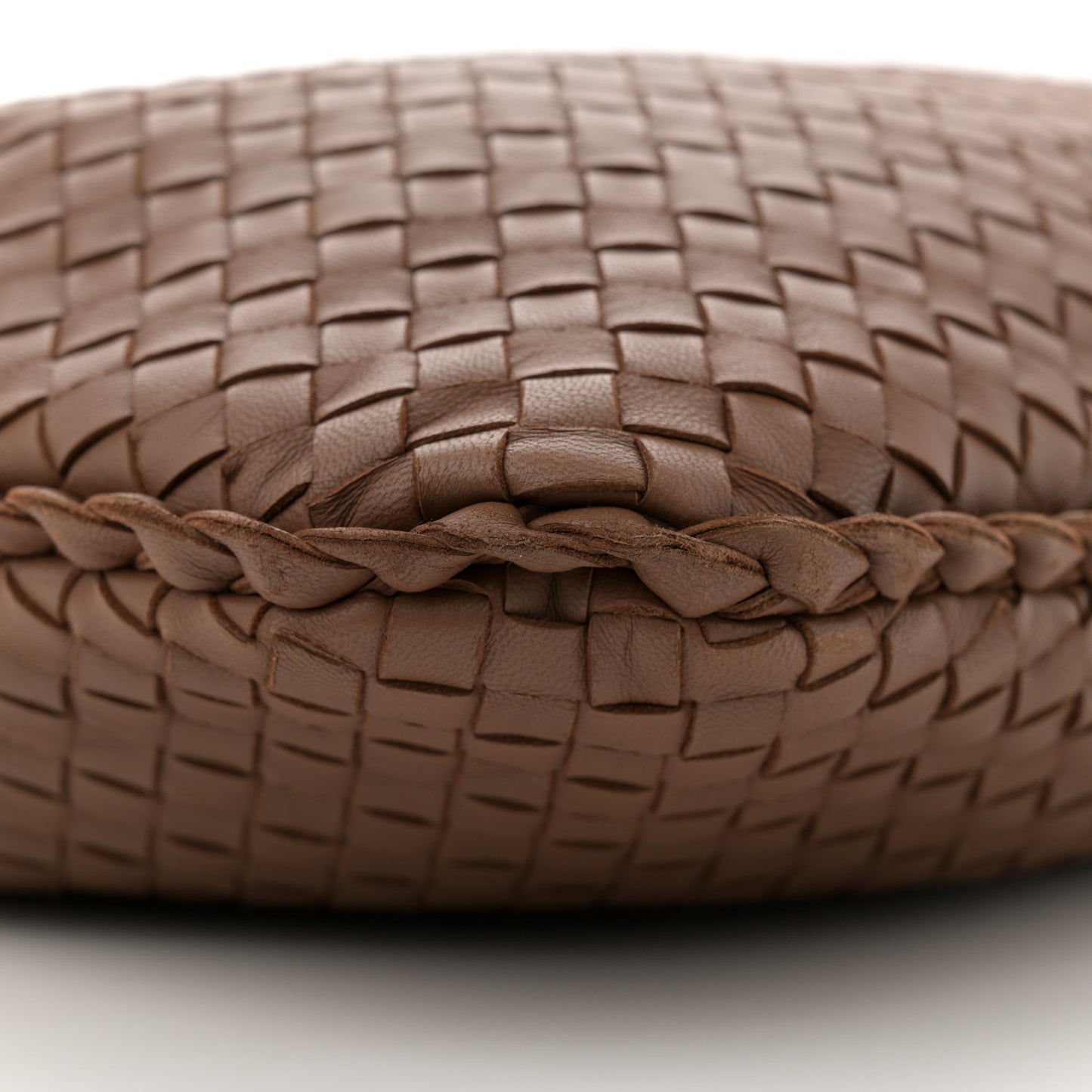 Nappa Intrecciato Large Veneta Hobo Noce