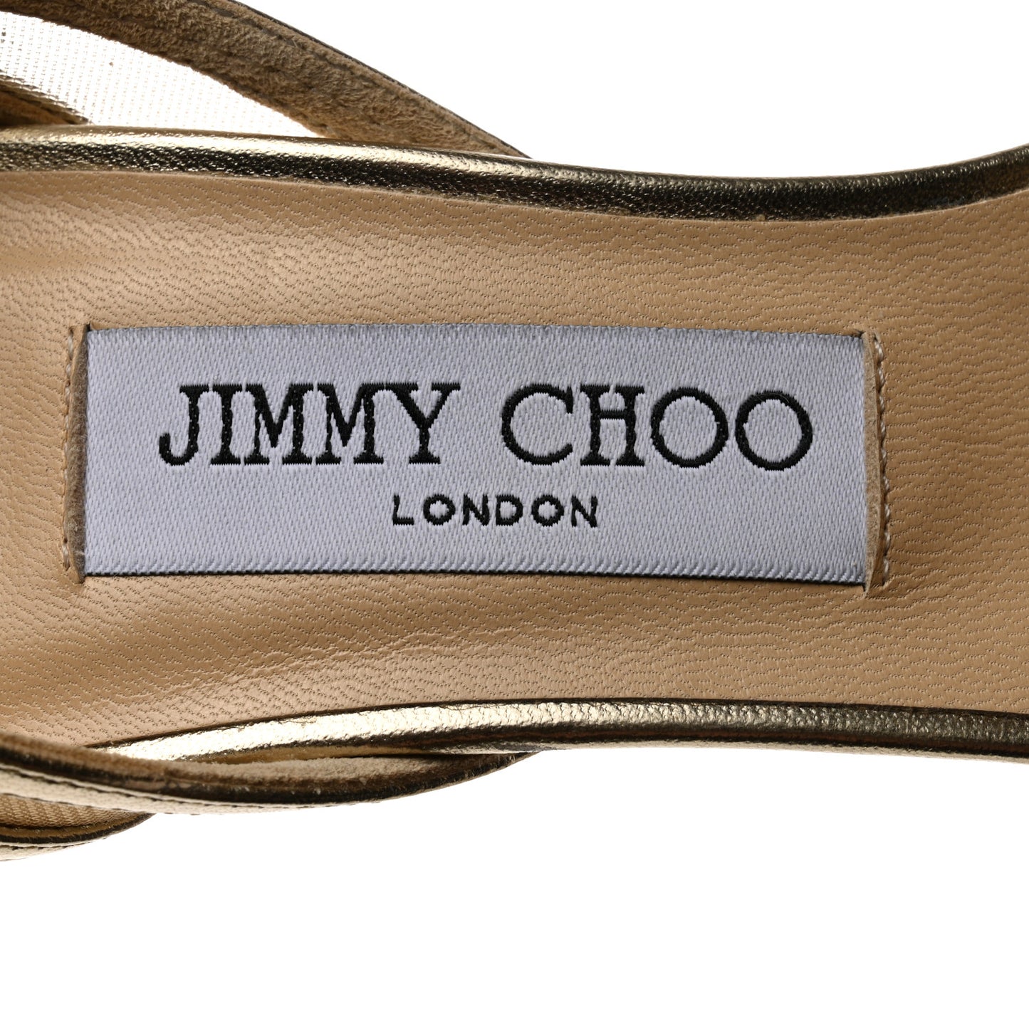 Metallic Calfskin Glitter Dyani 85 Sandals 37 Champagne