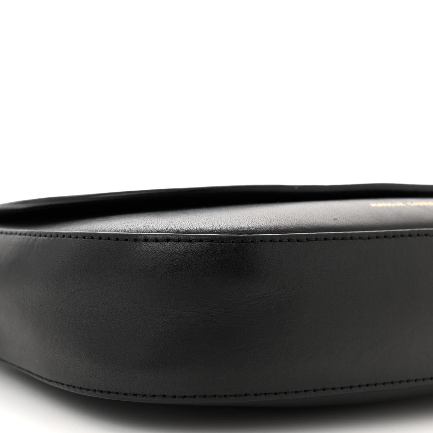 Calfskin Flap Crossbody Bag Black