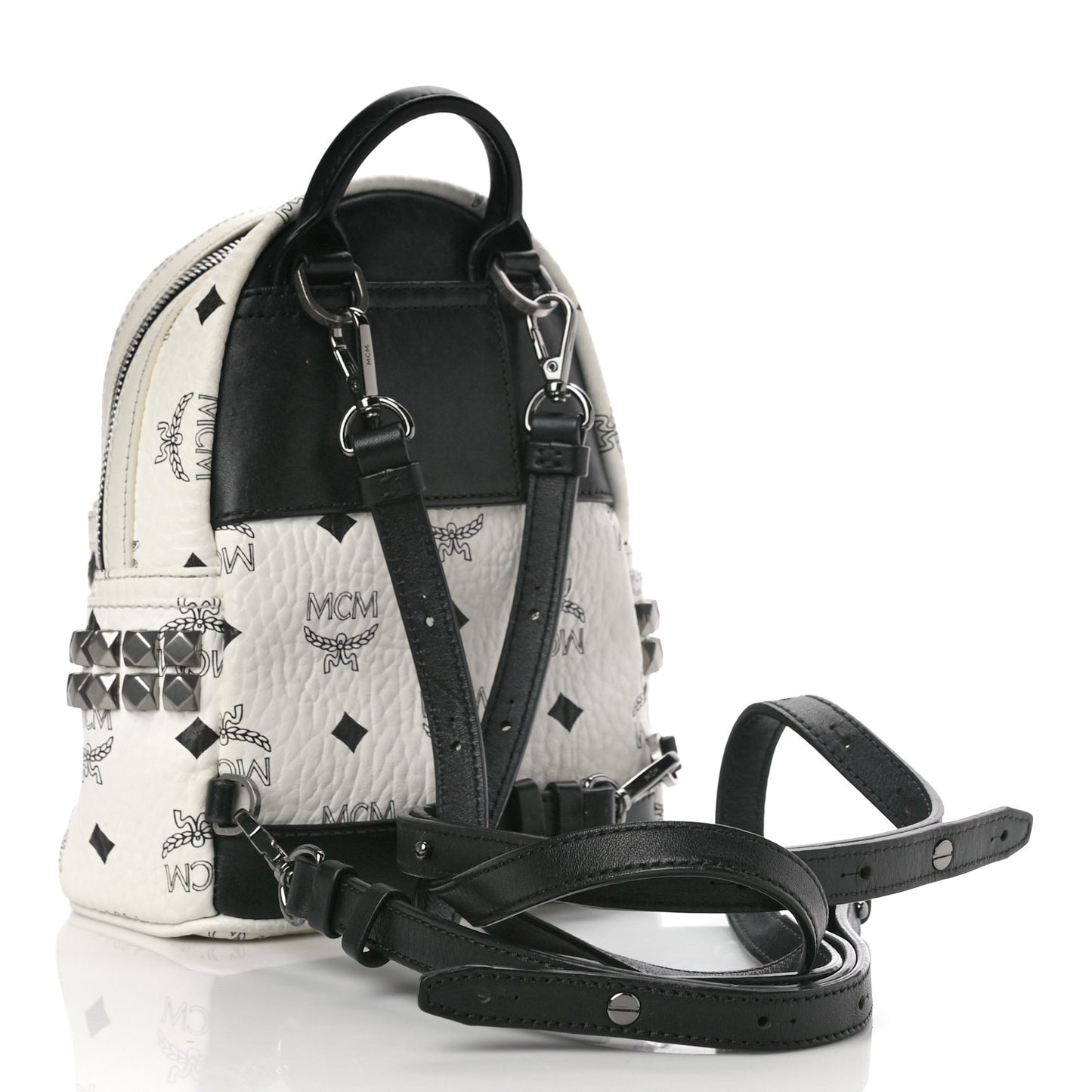 Visetos Side Stud X-Mini Stark Bebe Boo Backpack White