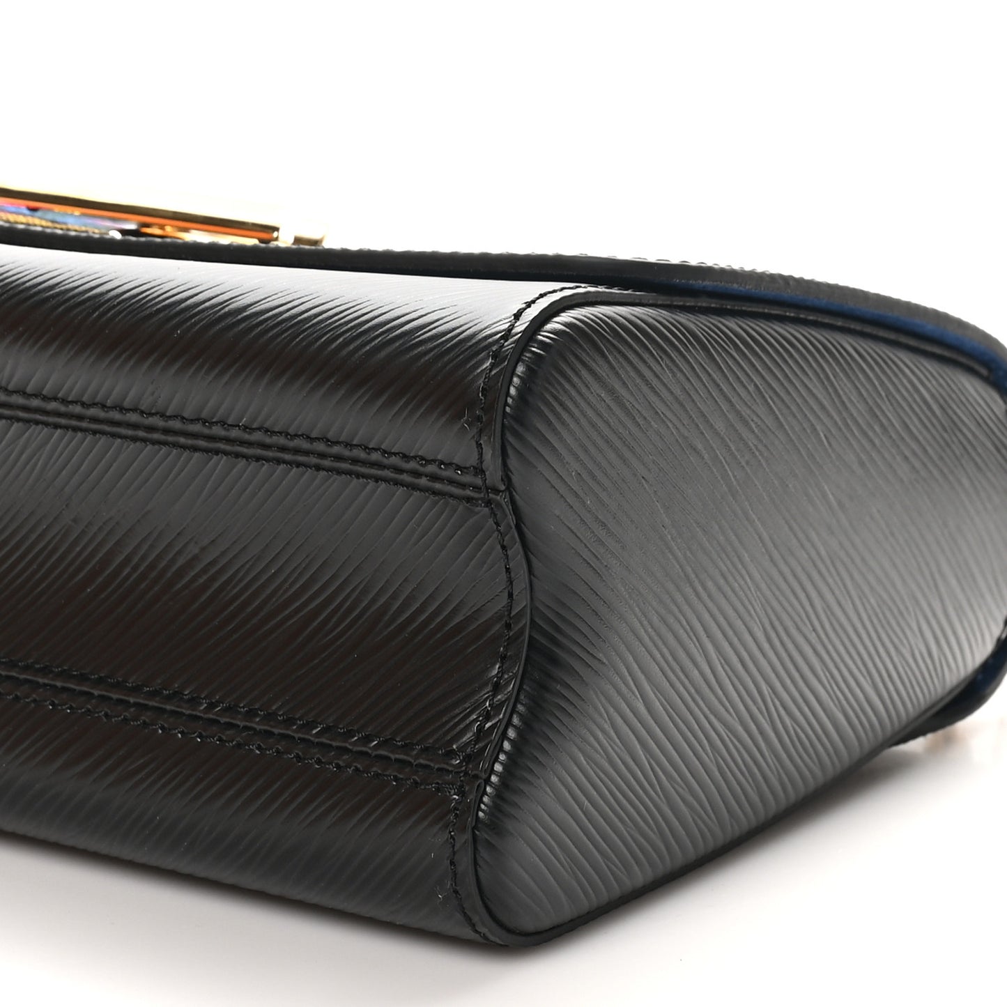 Epi Sequin Bird Twist Shoulder Bag MM Black