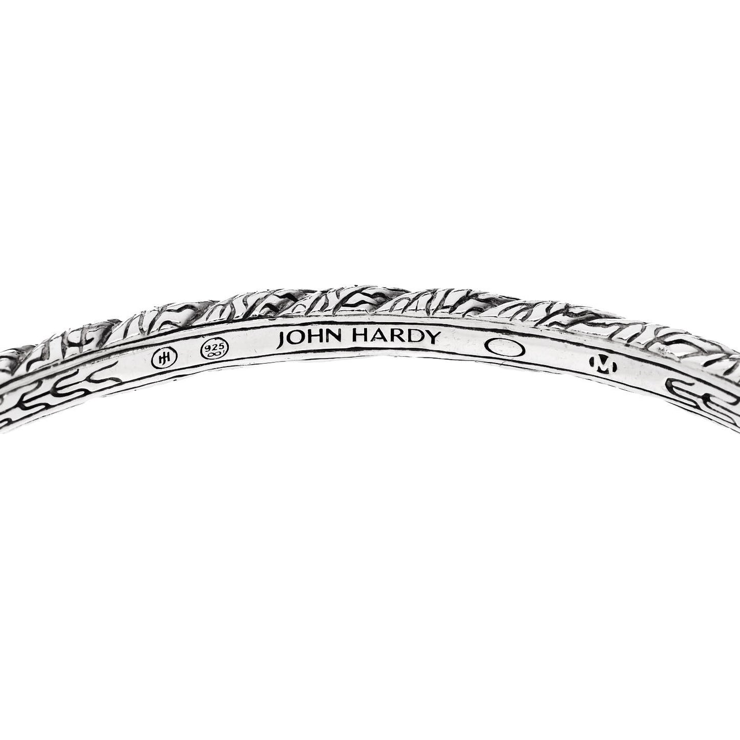 Sterling Silver Black Sapphire Slim Classic Chain Bangle Bracelet