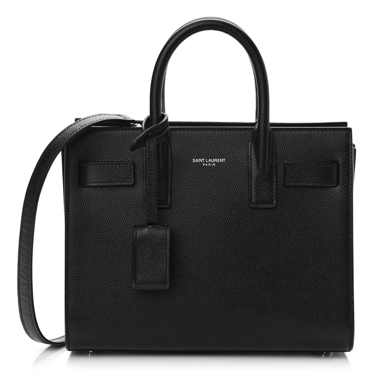 Saint Laurent Grain De Poudre Nano Sac De Jour Black 1 of 9