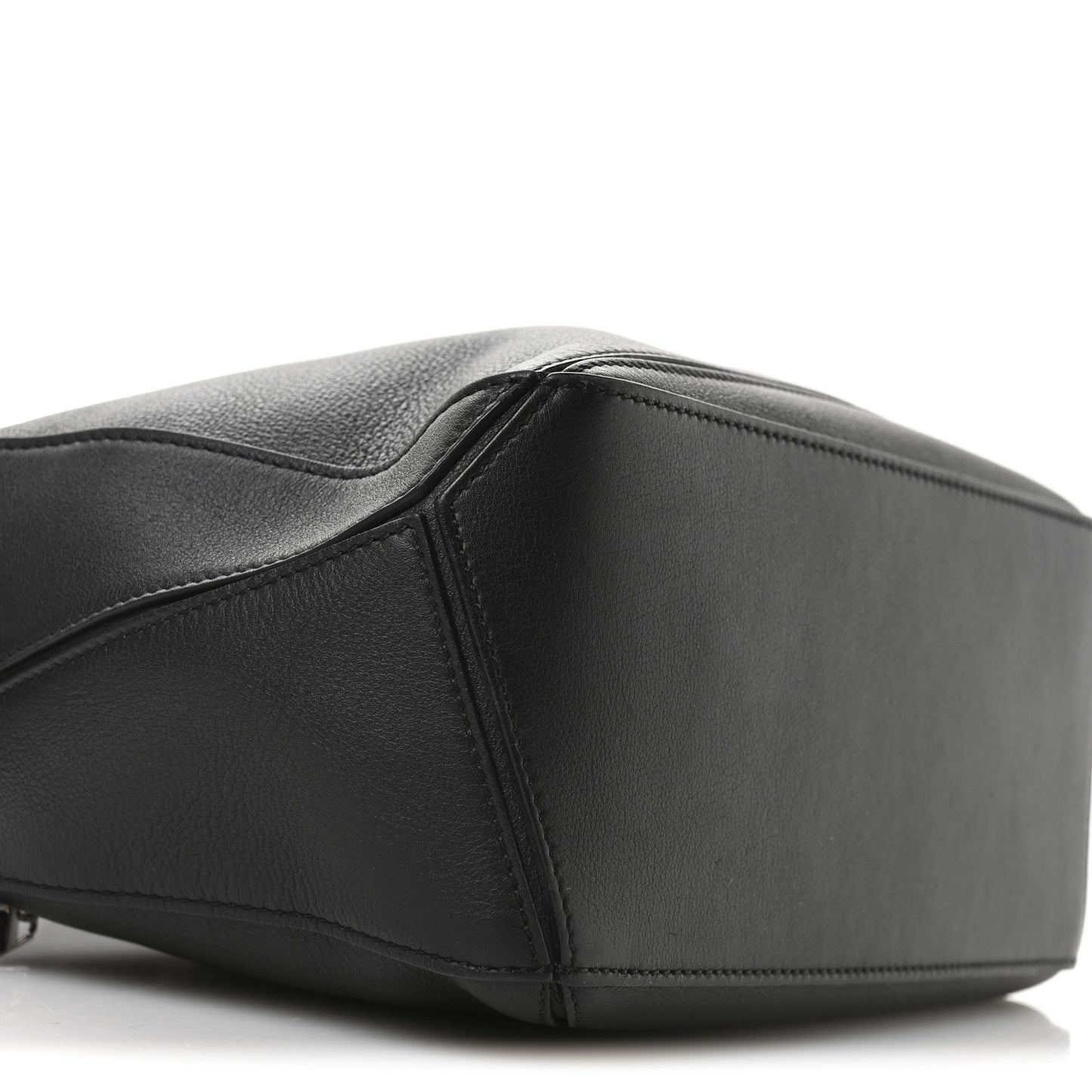 Calfskin Small Puzzle Bag Black