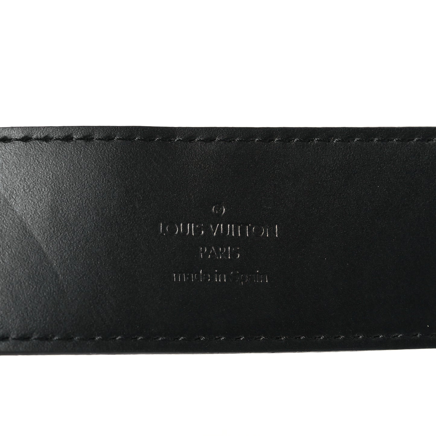 Calfskin Damier Eclipse 40mm LV Initiales Reversible 85 34 Belt