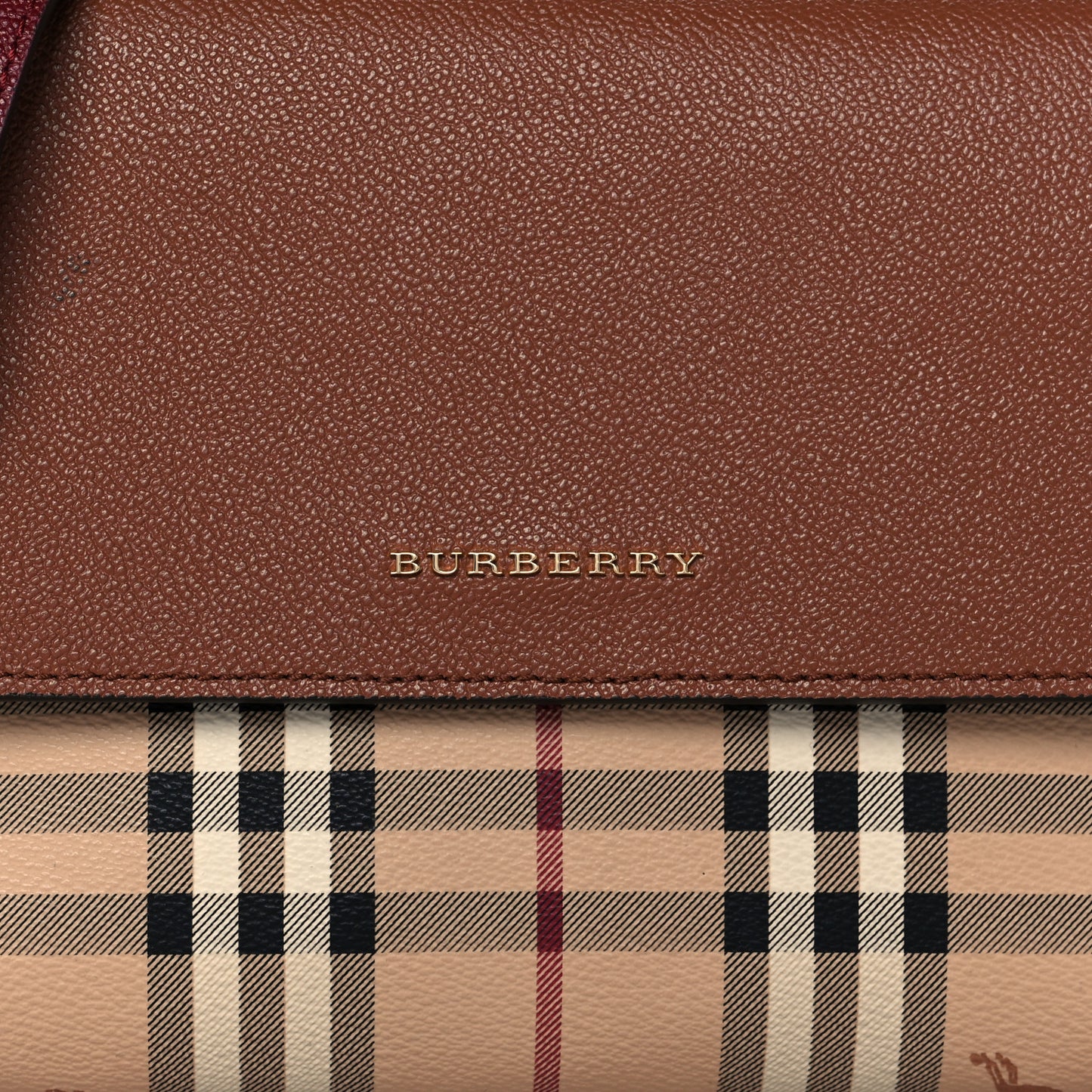 Haymarket Check Small Loxley Crossbody Bright Toffee