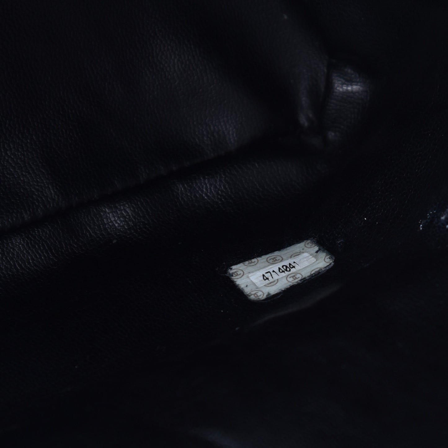 Caviar CC Drawstring Shoulder Bag Black