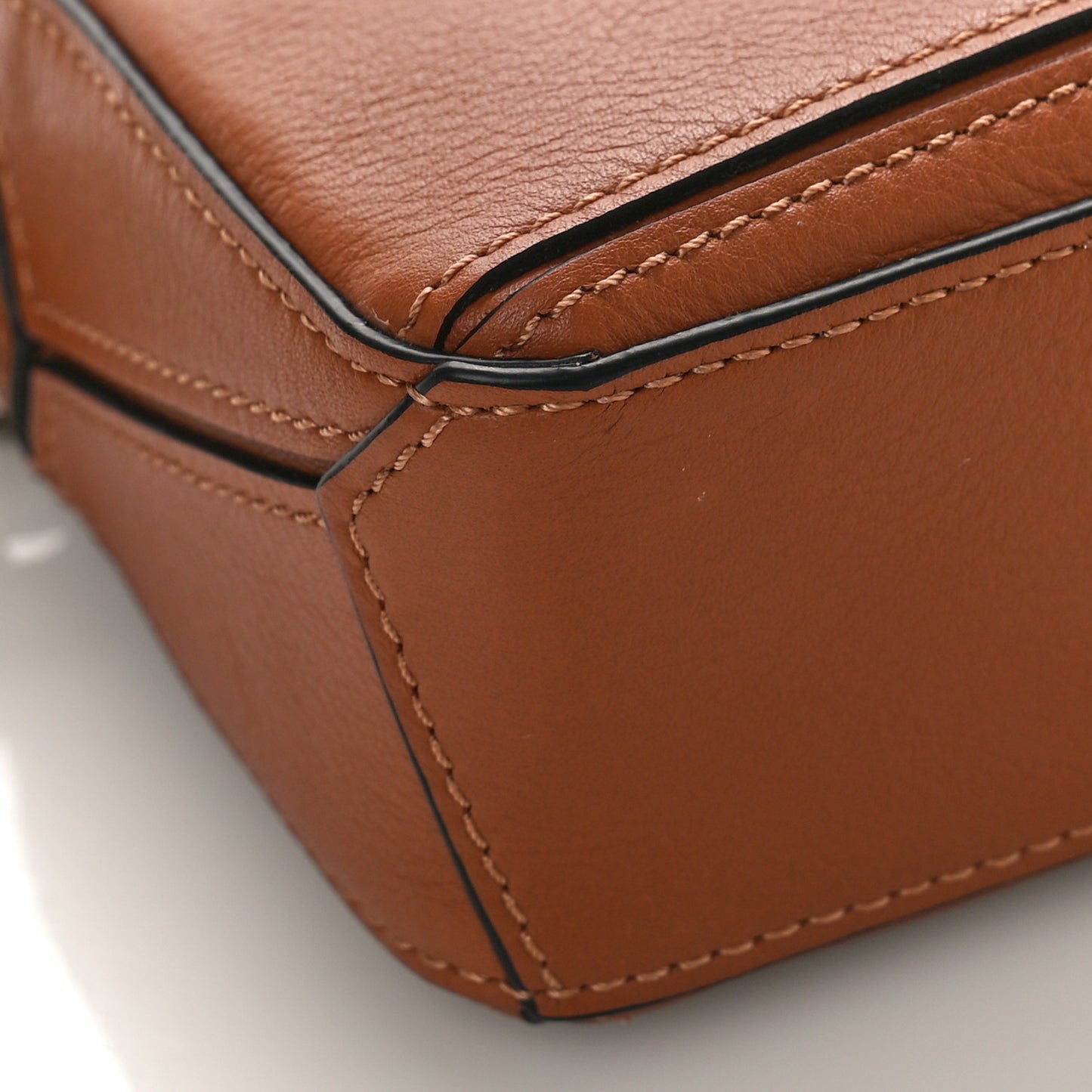 Calfskin Nano Puzzle Bag Tan