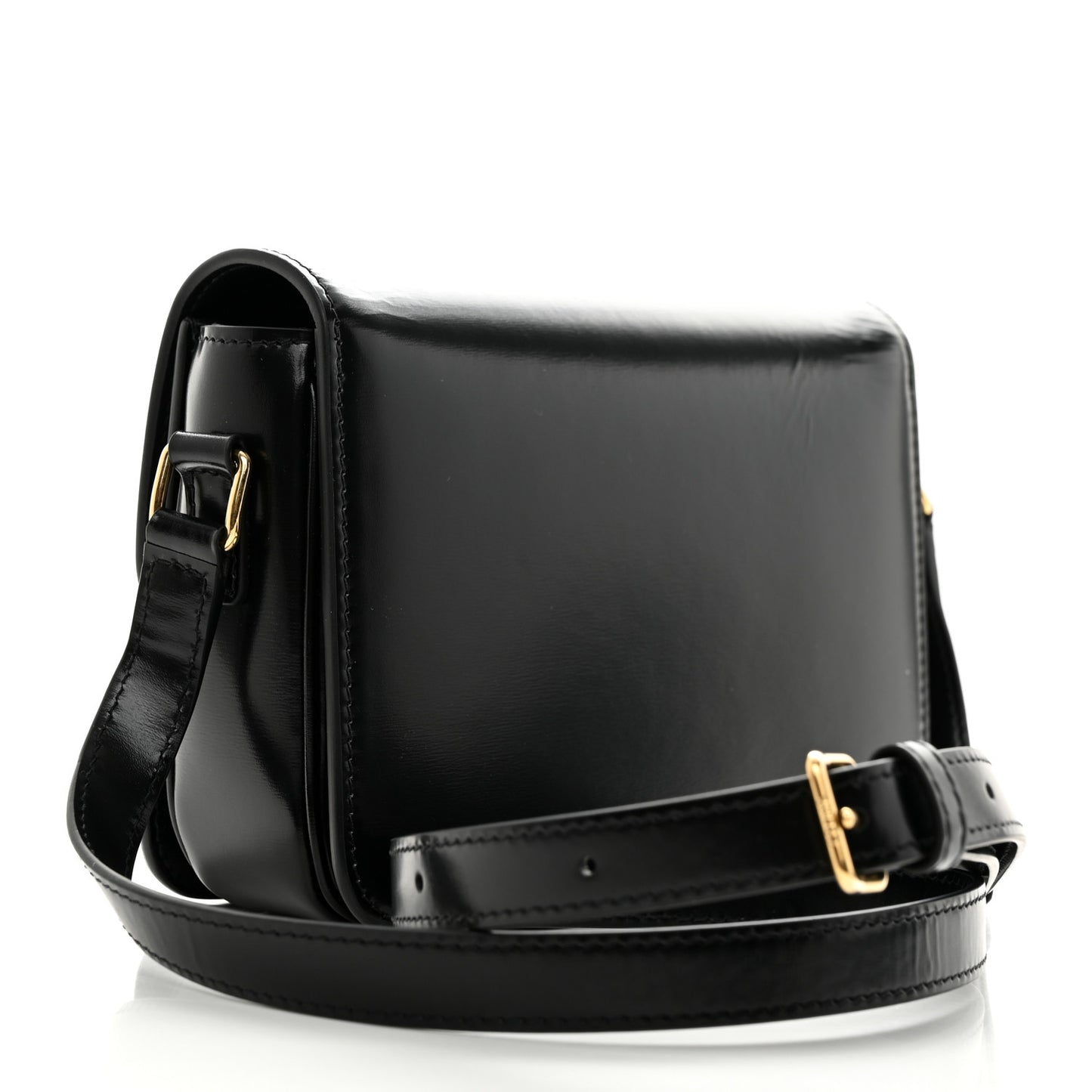 Shiny Calfskin Teen Triomphe Black