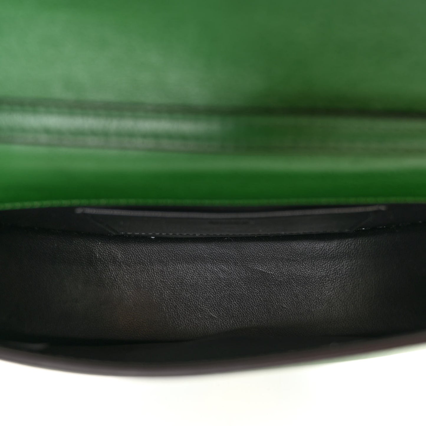Calfskin Small Nile Bracelet Minaudiere Bag Deep Pine