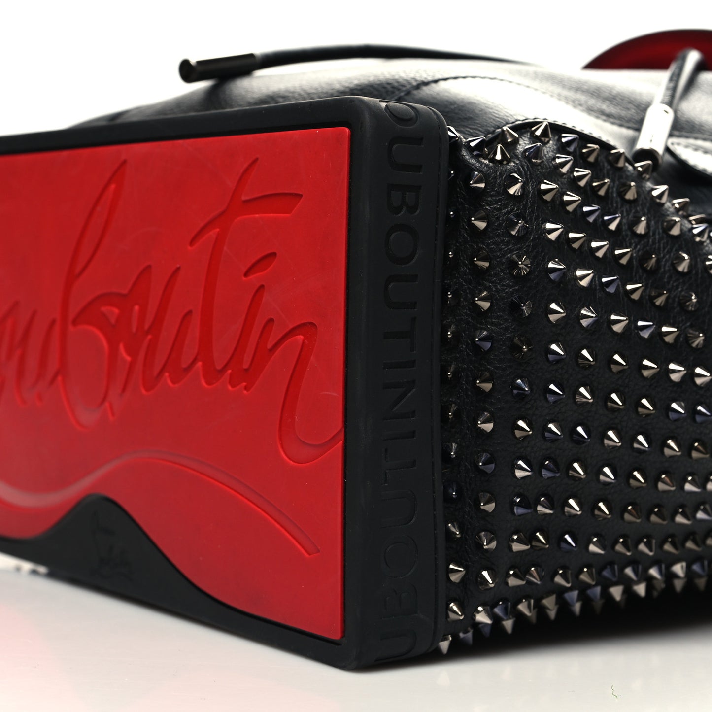 Calfskin Spiked Explorafunk Backpack Black