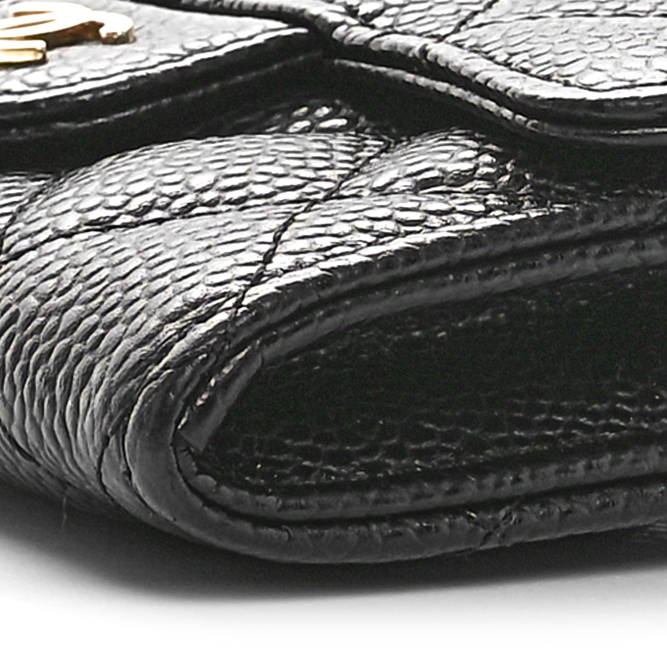 Chanel Caviar Quilted Flap Card Holder Wallet Black 10 of 11