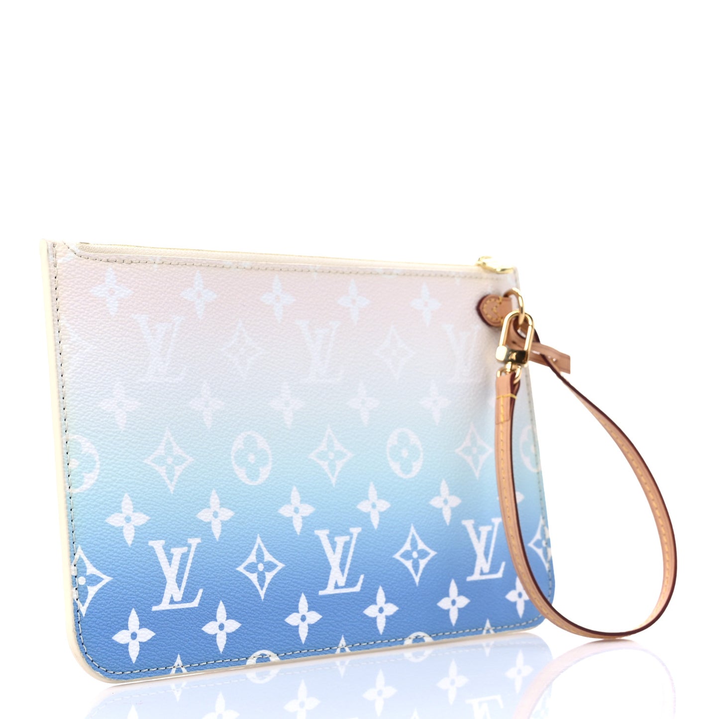 Monogram By The Pool Neverfull MM Pochette Blue