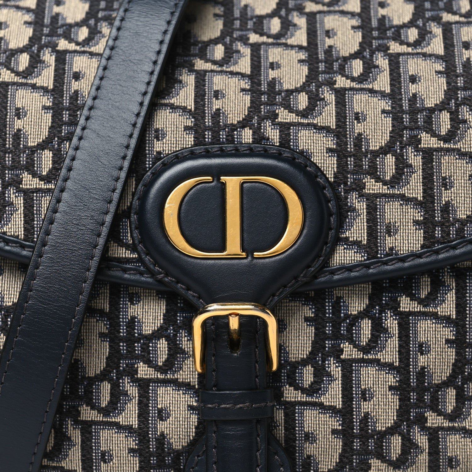 Christian Dior Oblique Medium Bobby Flap Blue 7 of 10