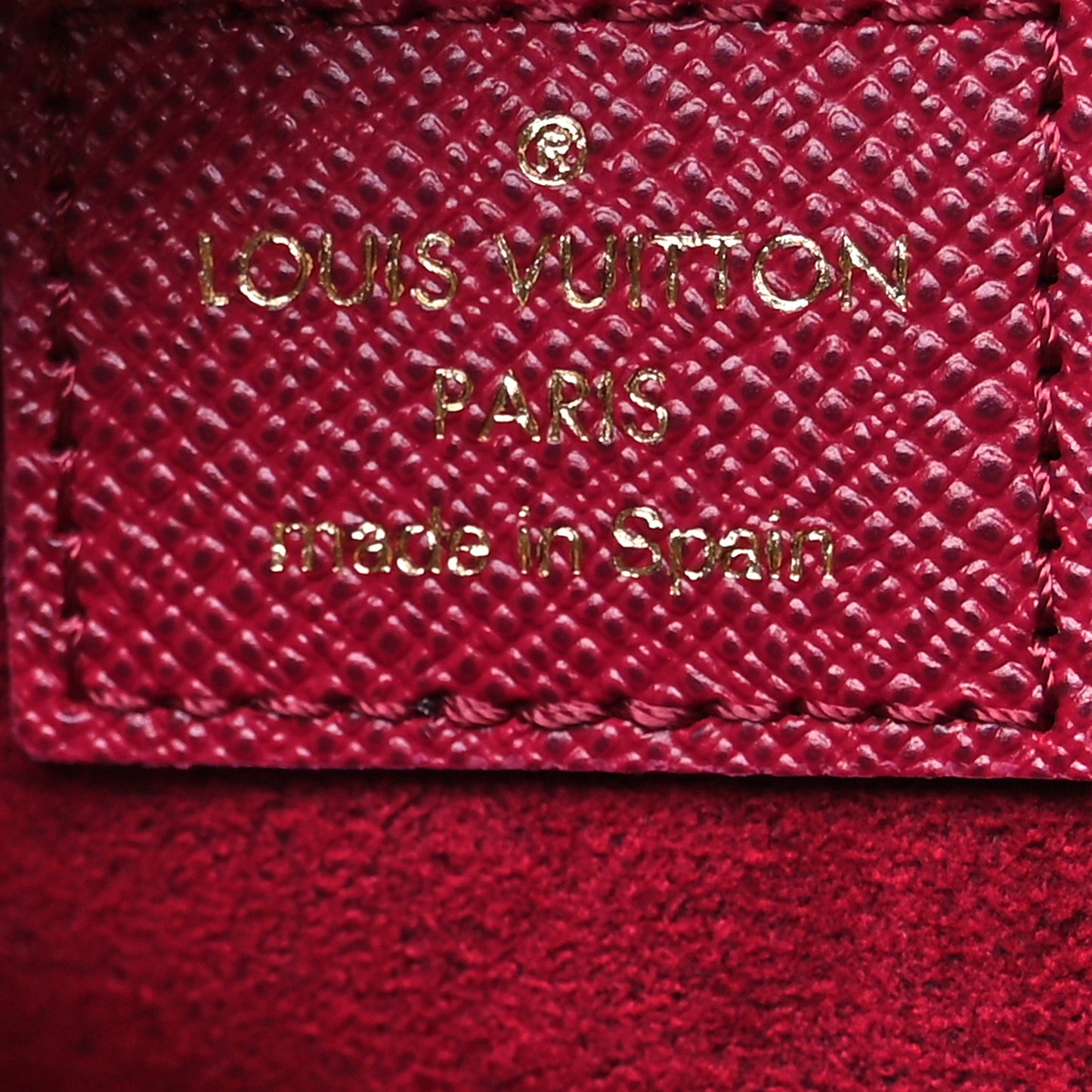 Monogram Pochette Felicie Chain Wallet Fuchsia