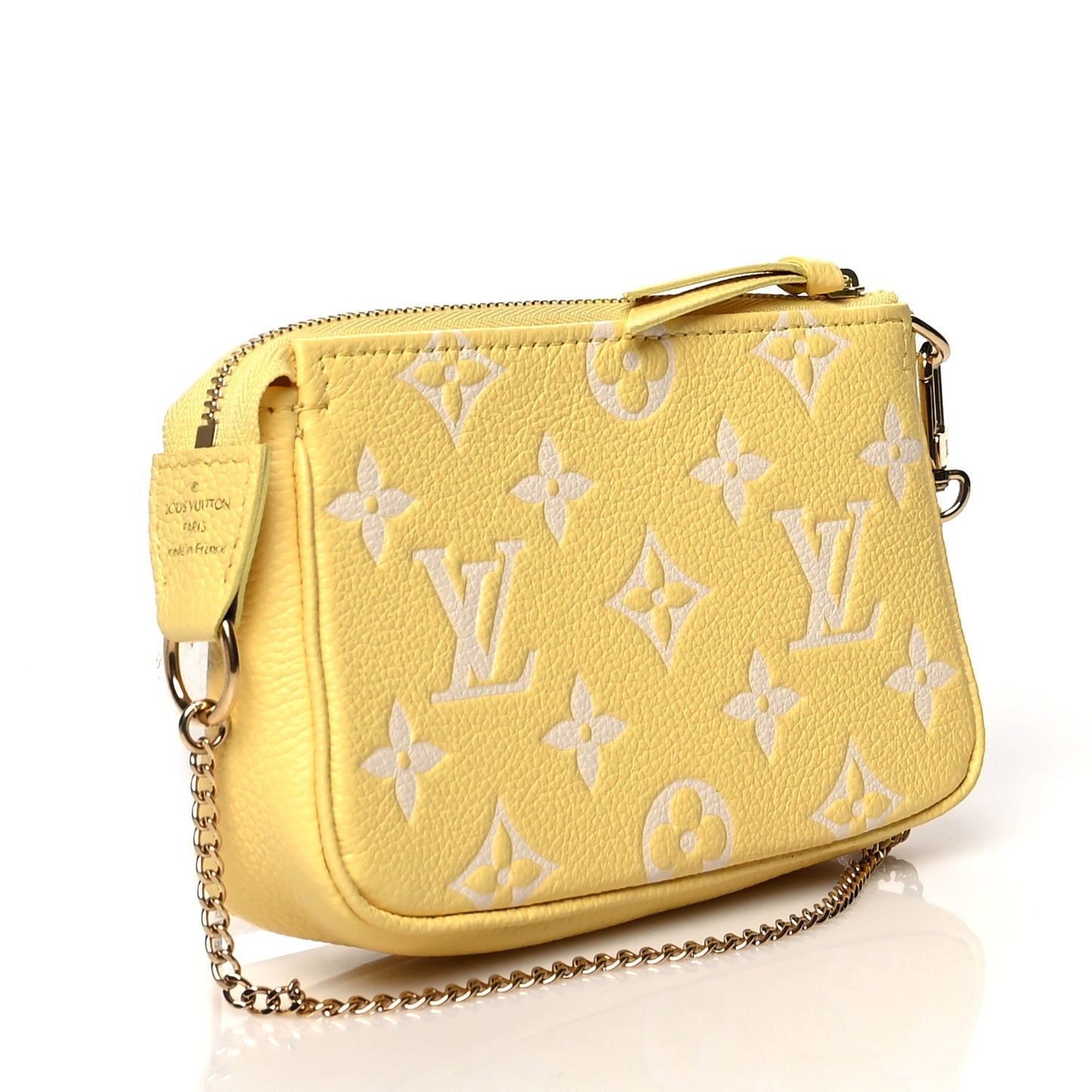 Empreinte Monogram Mini Pochette Accessories Lemon Curd Yellow