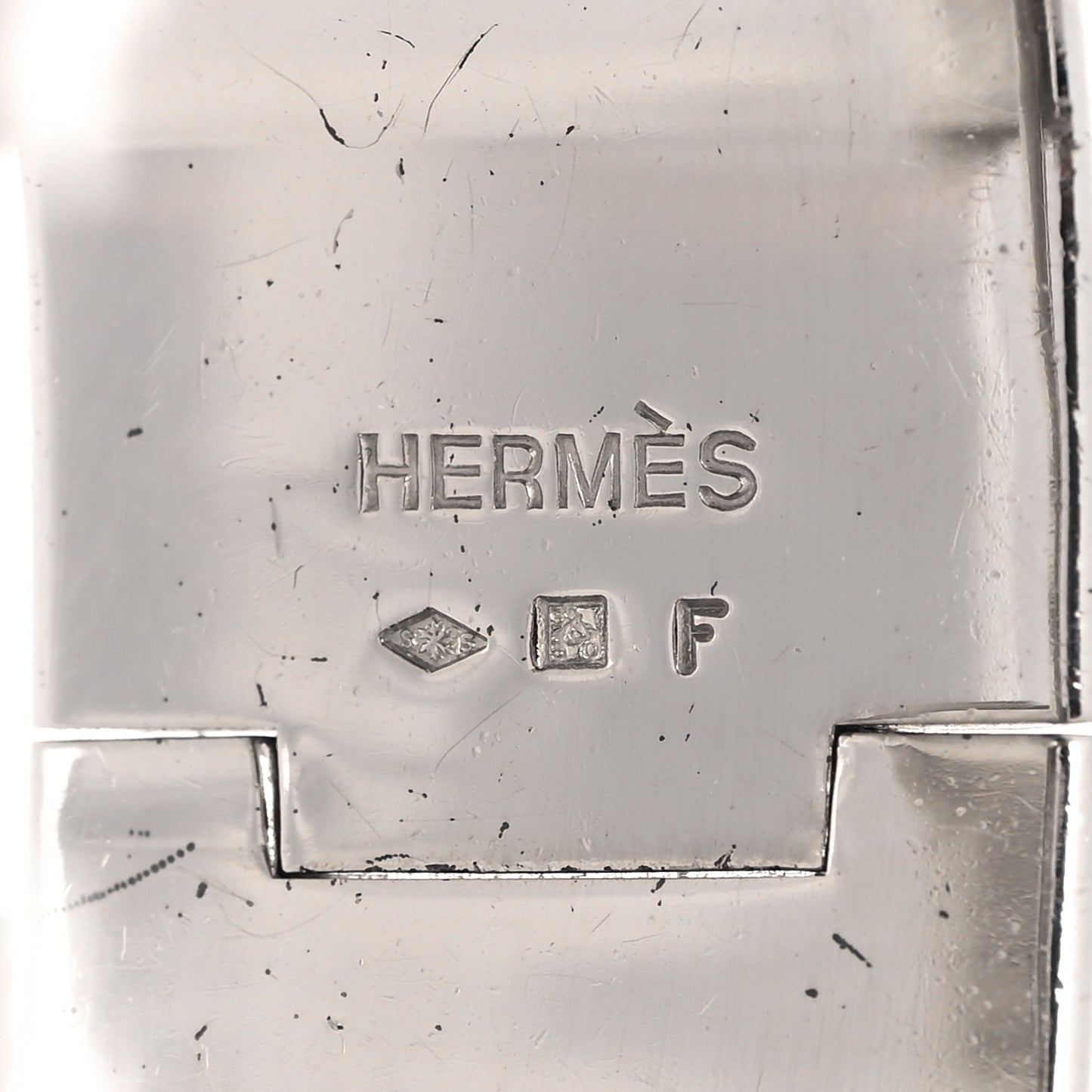 Enamel Wide Clic Clac H Bracelet PM Craie