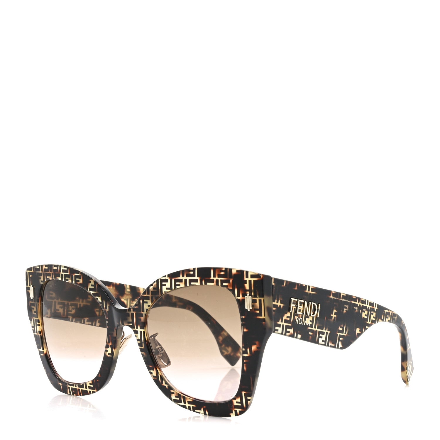 Fendi Acetate FF 53mm Sunglasses FF 0434/G/S Havana 1741495