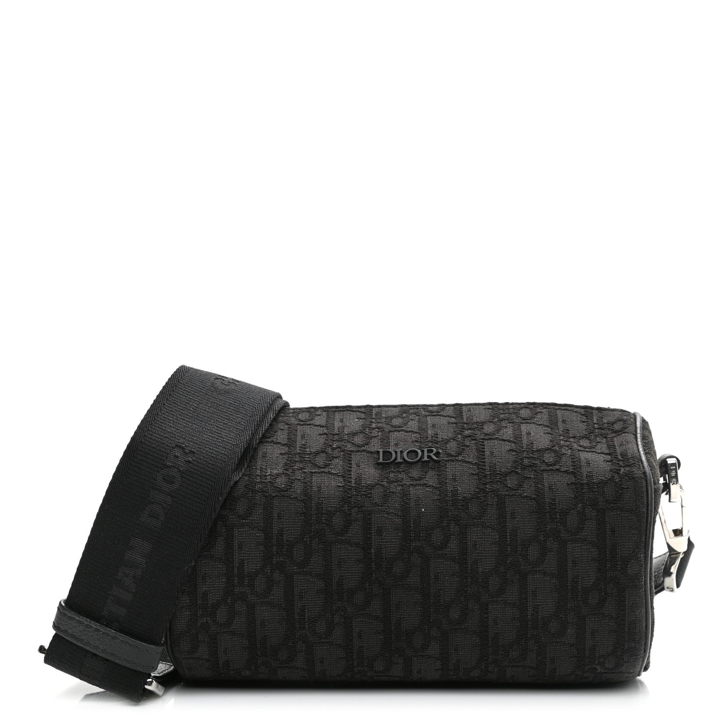 Christian Dior Oblique Roller Messenger Bag Black 1 of 12