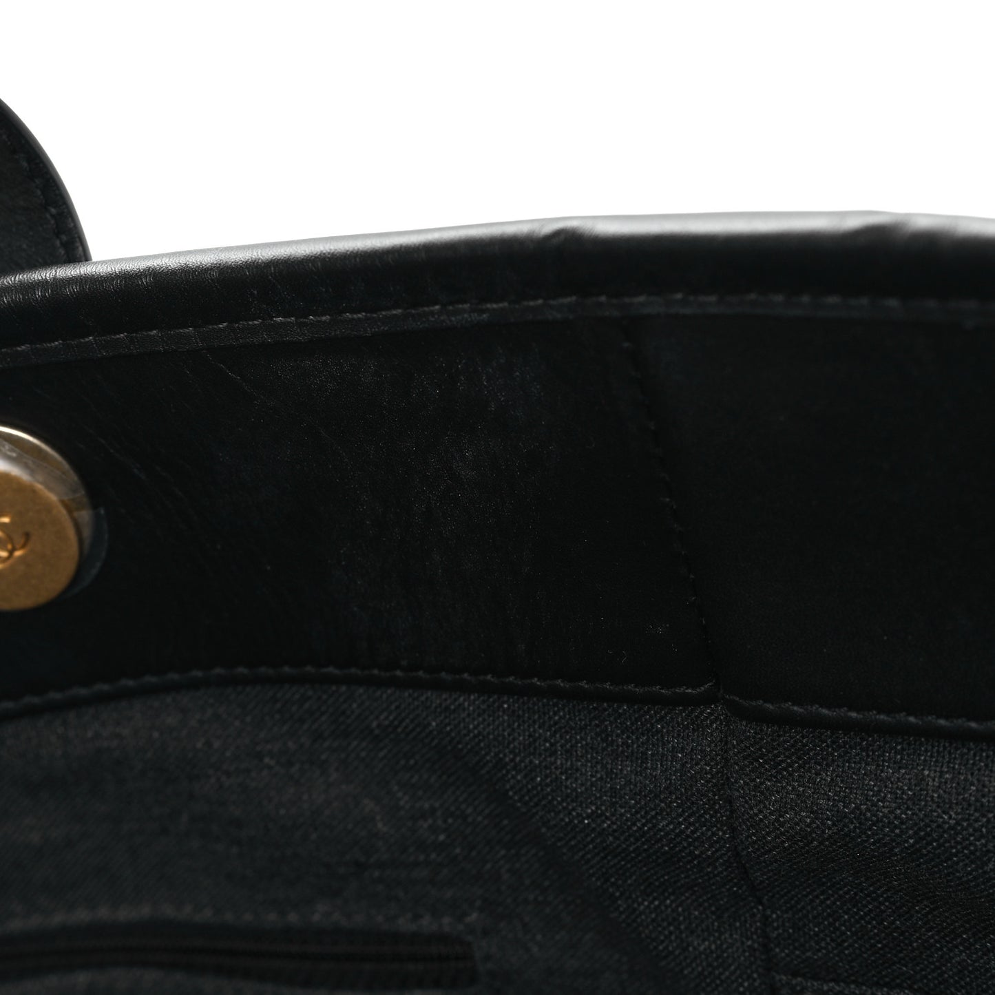 Calfskin Medium Deauville Tote Black