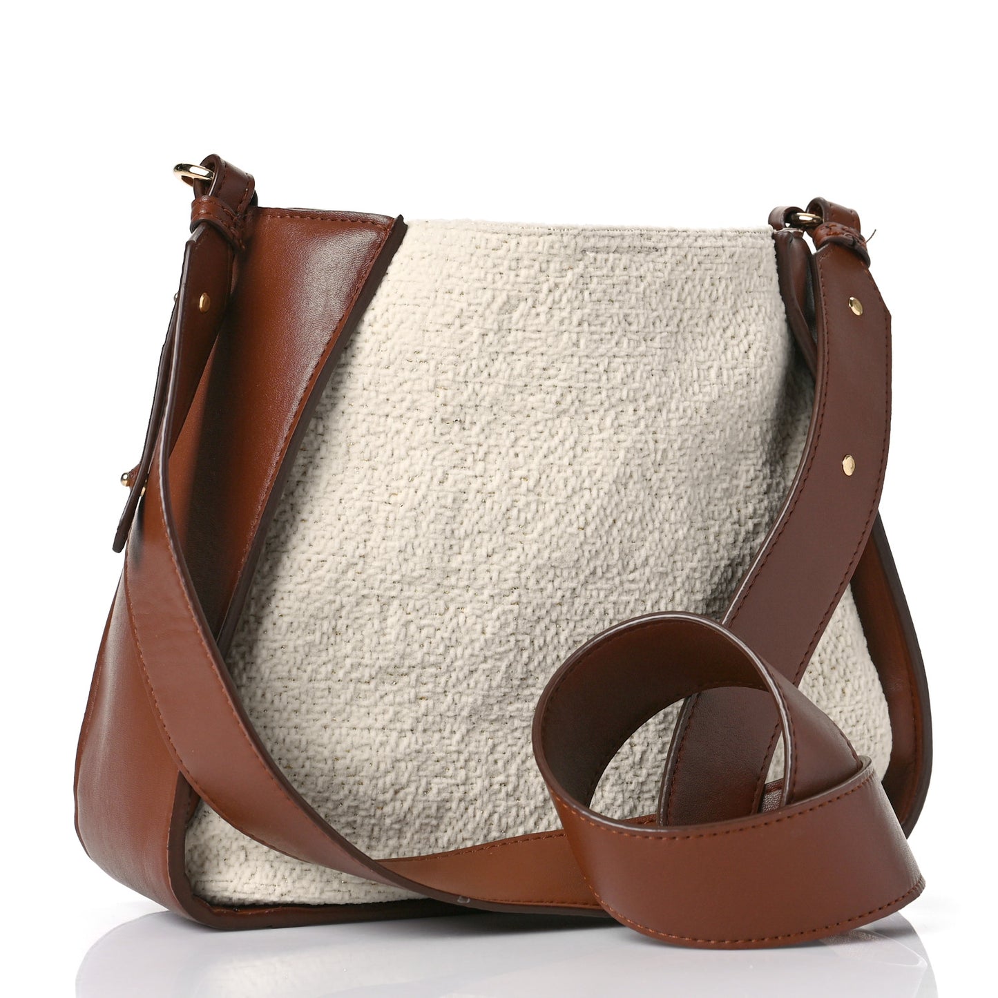 Eco Chenille Perforated Logo Mini Crossbody