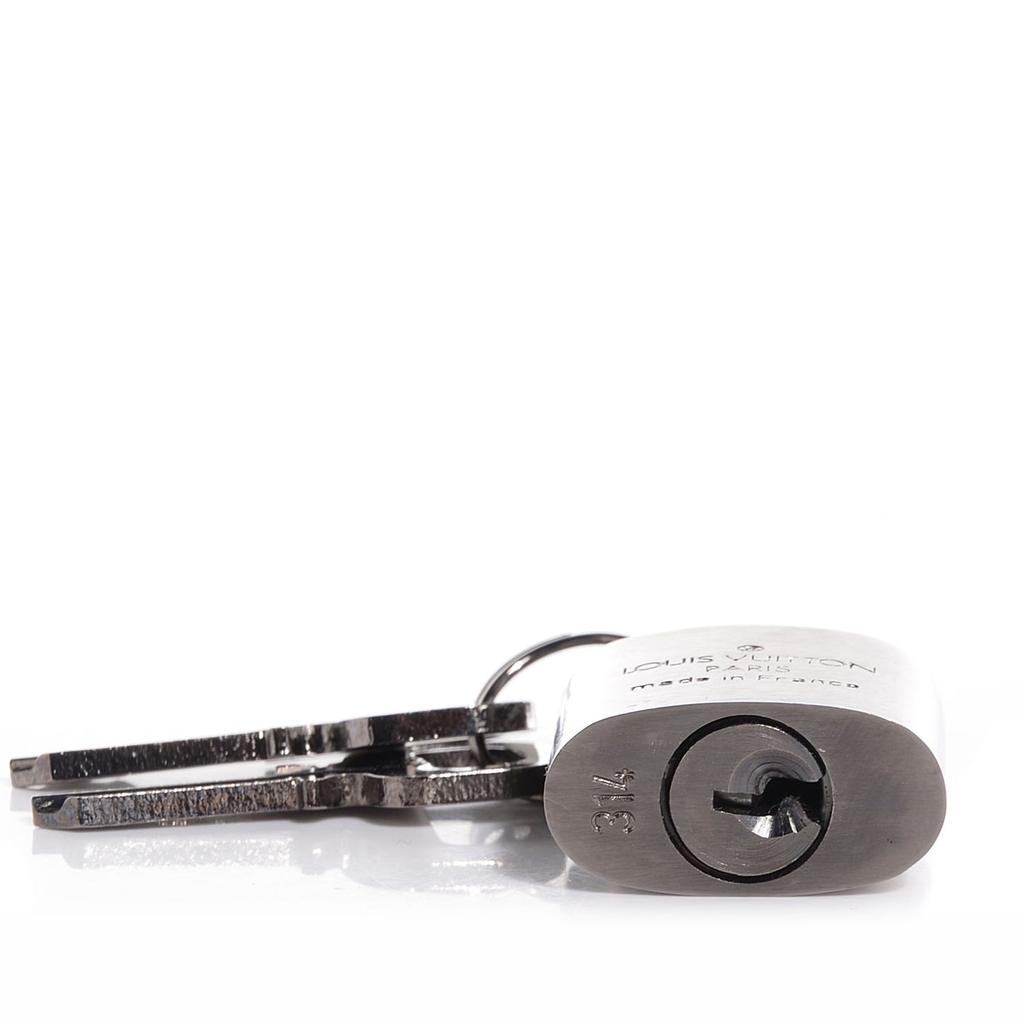 Brushed Titanium Lock and Key Set