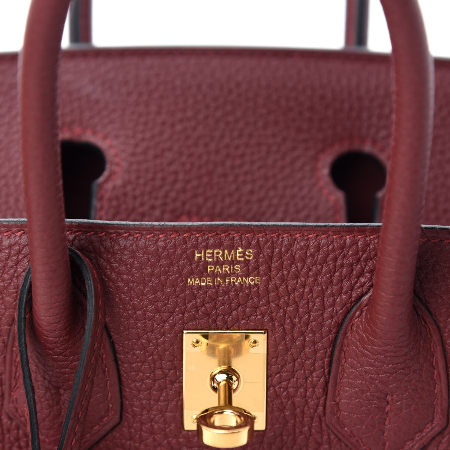Hermes Togo Birkin 25 Rouge H 11 of 14