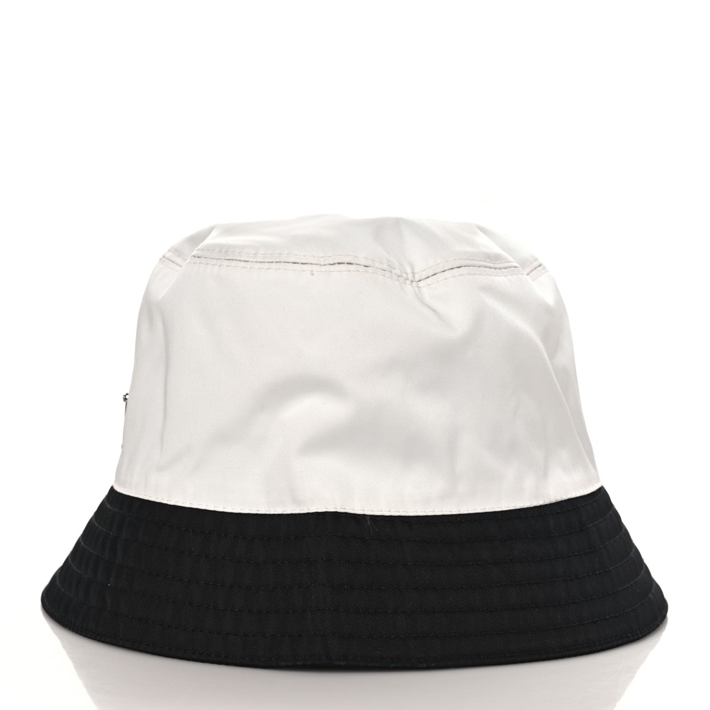 Nylon Bucket Hat M White Black