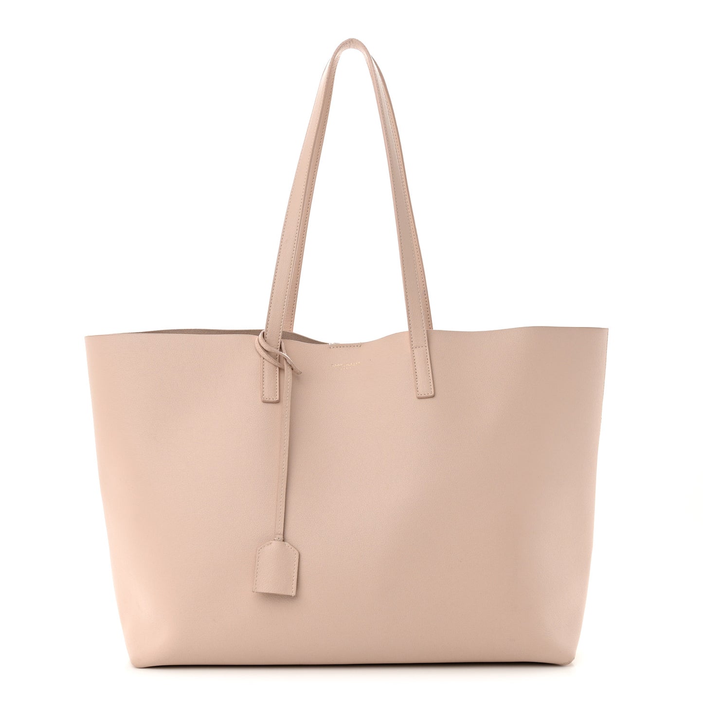 Calfskin Large Shopping Tote Pale Blush