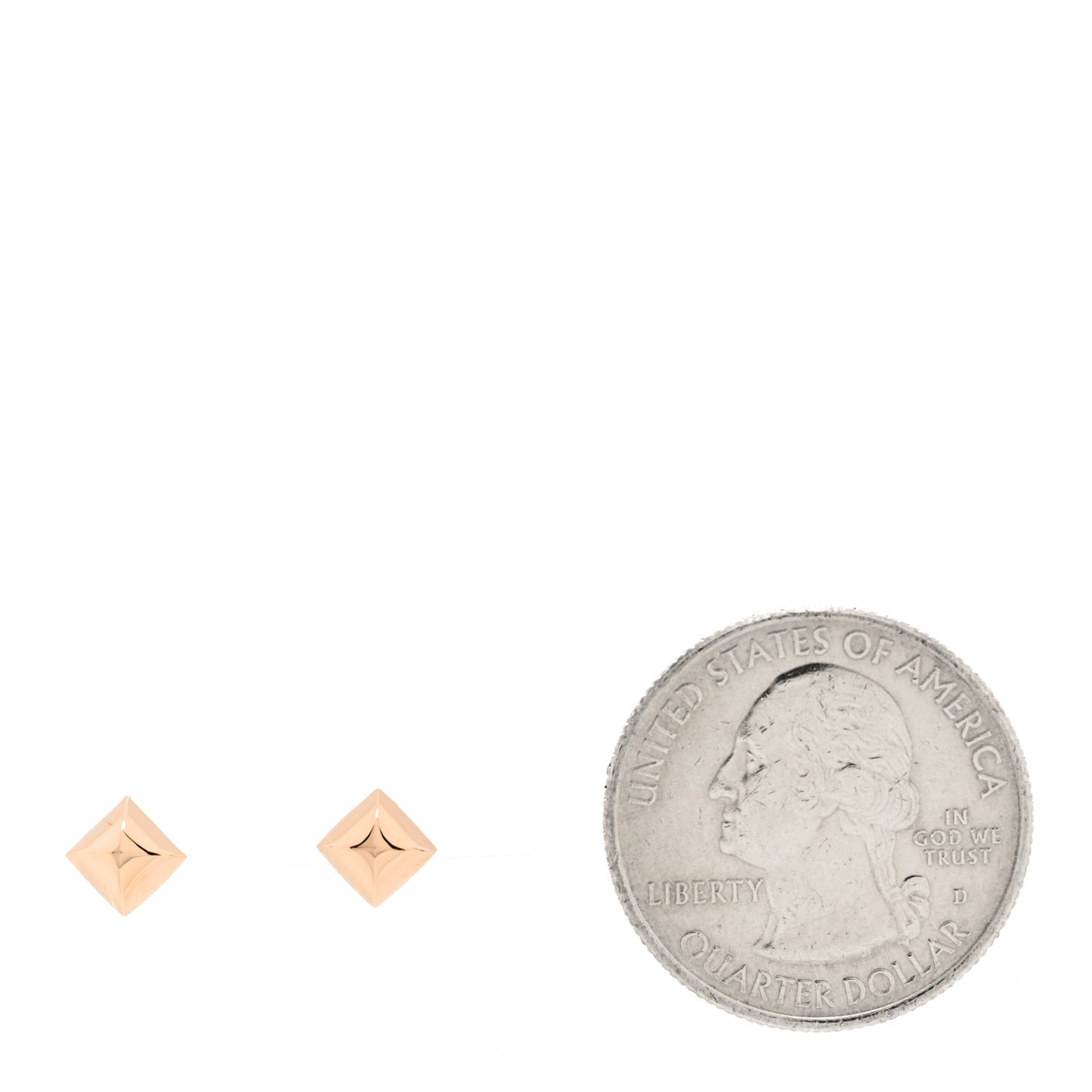 18K Rose Gold Clou d'H Stud Earrings