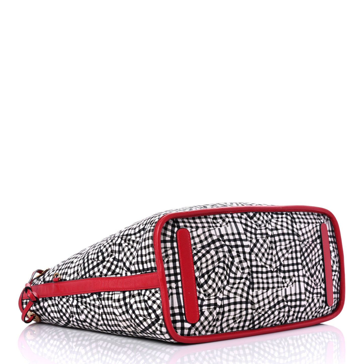 Visetos Medium Liz Reversible Shopper Tote Ruby Red