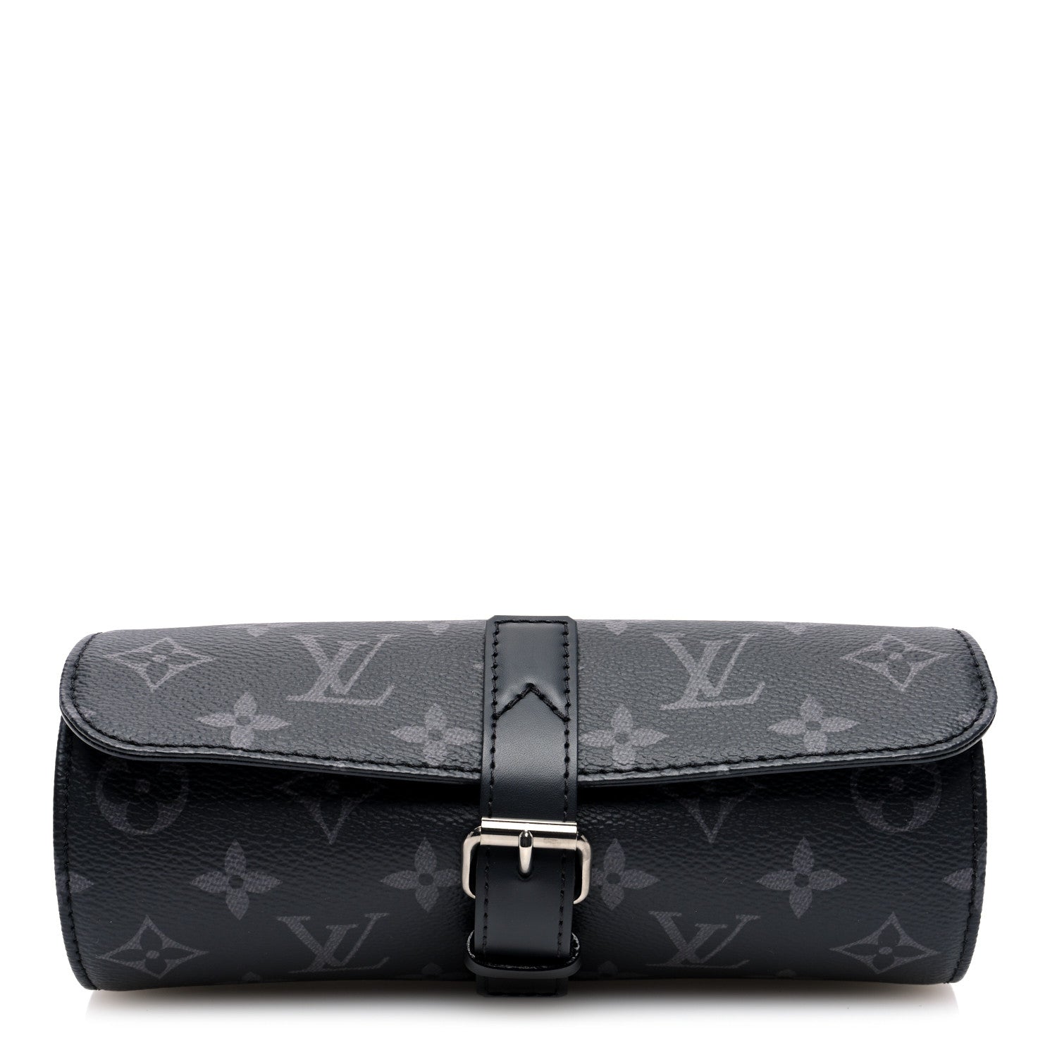 Louis Vuitton Monogram Eclipse 3 Watch Travel Case 1 of 6