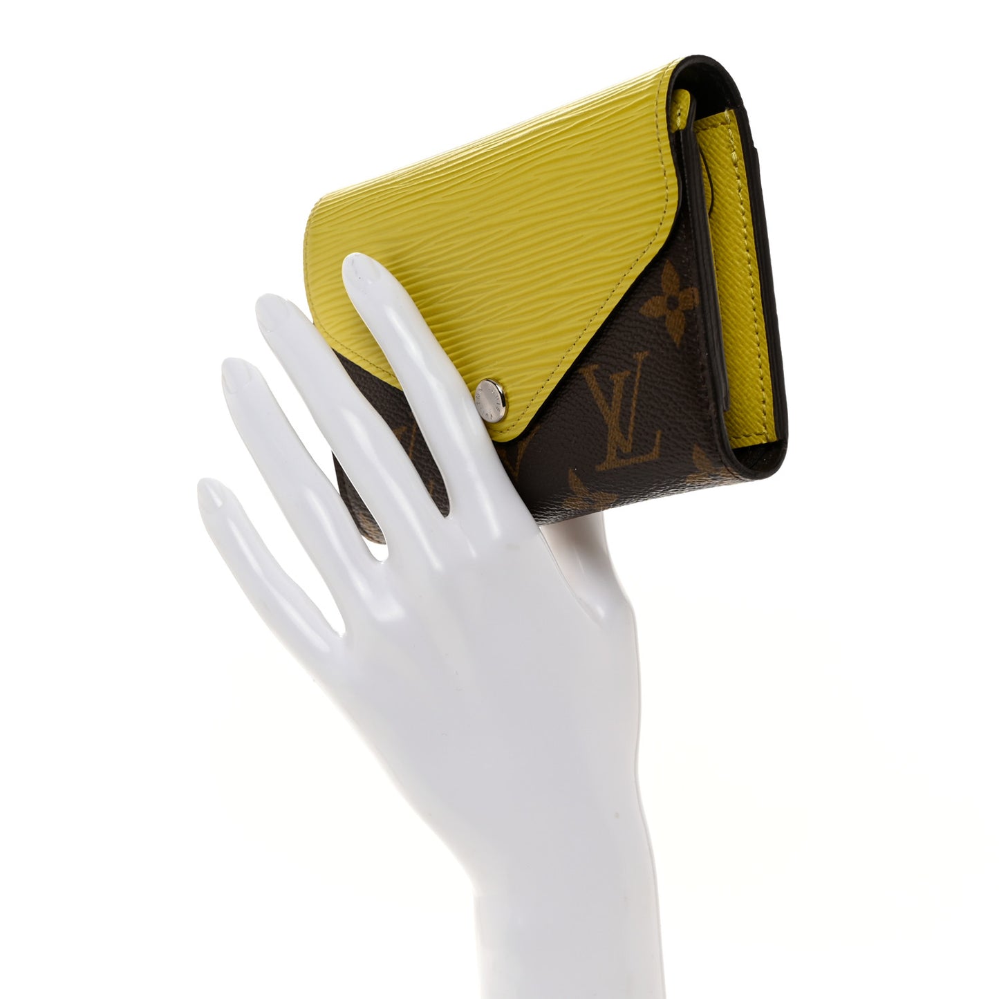 Epi Monogram Marie-Lou Compact Wallet Pistache