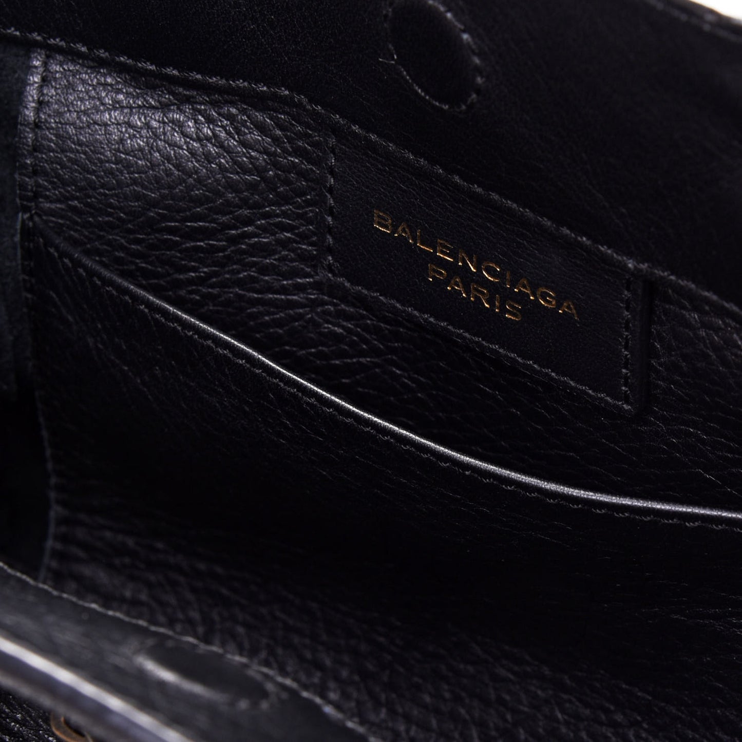 Calfskin Papier Mini A4 Tote Black