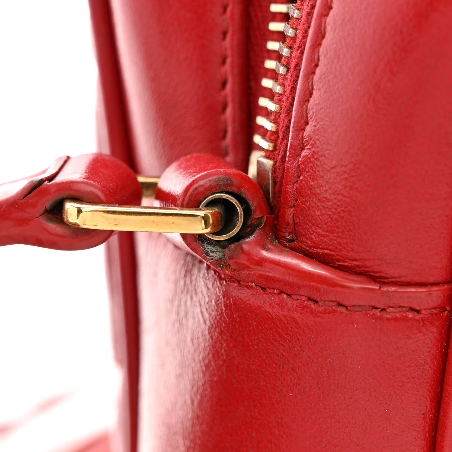 Calfskin Matelasse Monogram Lou Camera Bag Rouge Eros