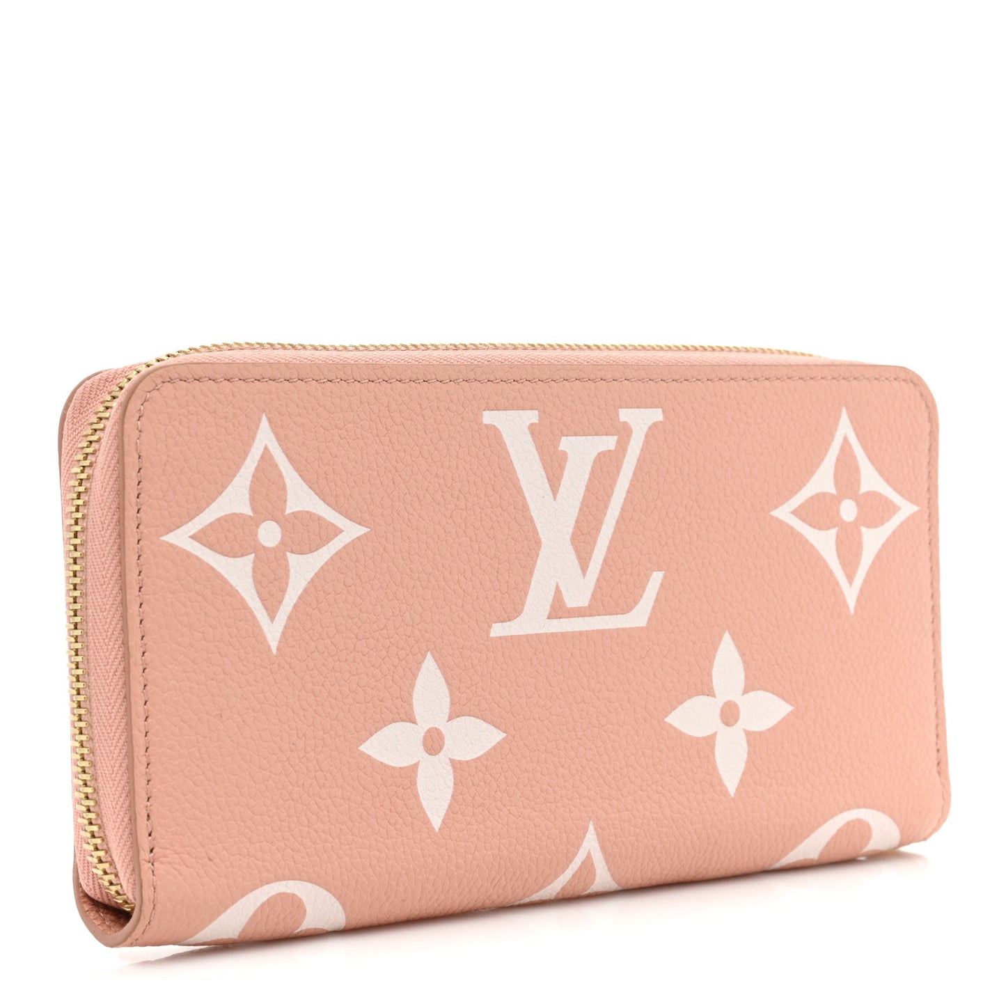 Empreinte Monogram Giant Zippy Wallet Rose Trianon Creme