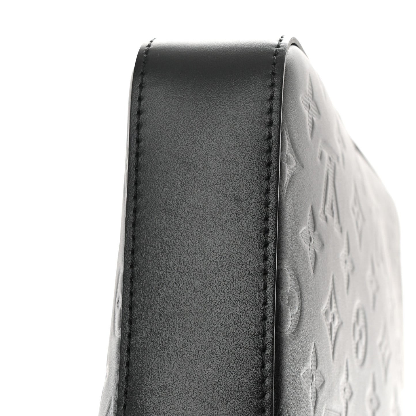Calfskin Monogram Shadow Duo Messenger Black