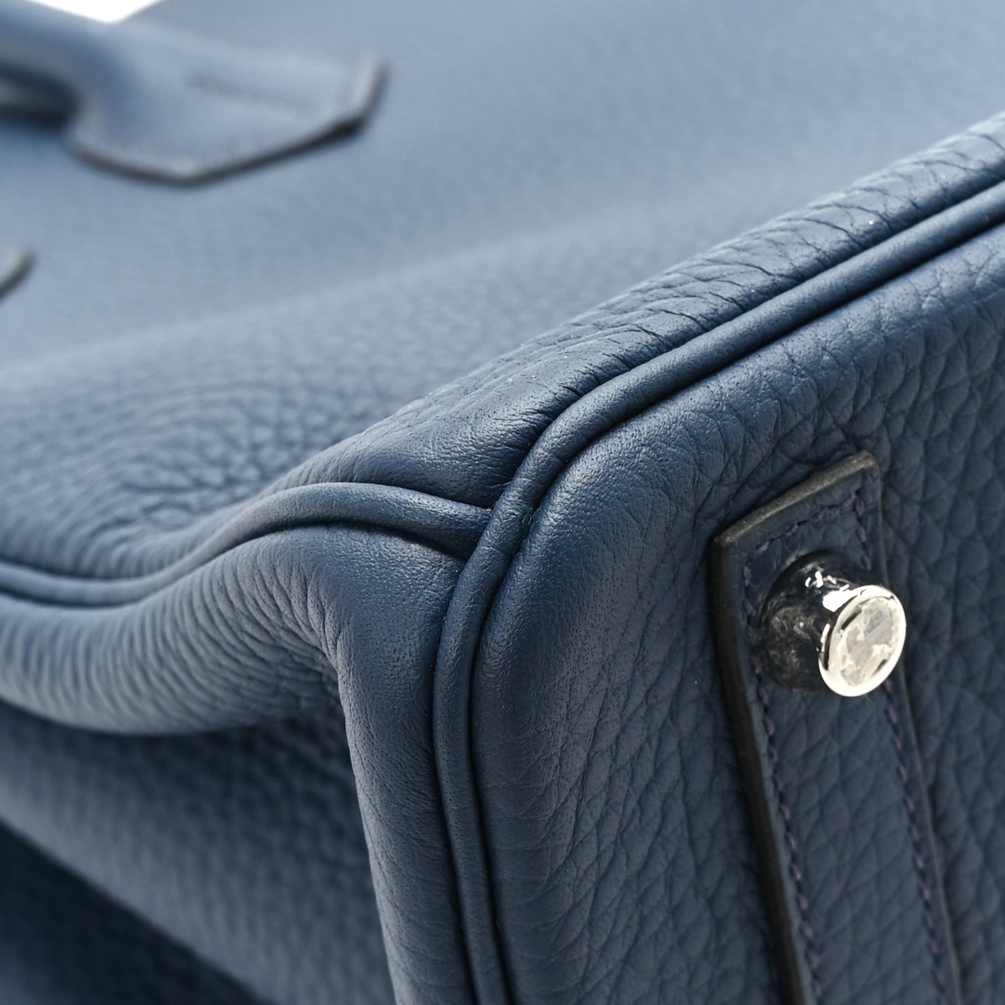 Togo Verso Birkin 30 Deep Bleu Bleu Zanzibar