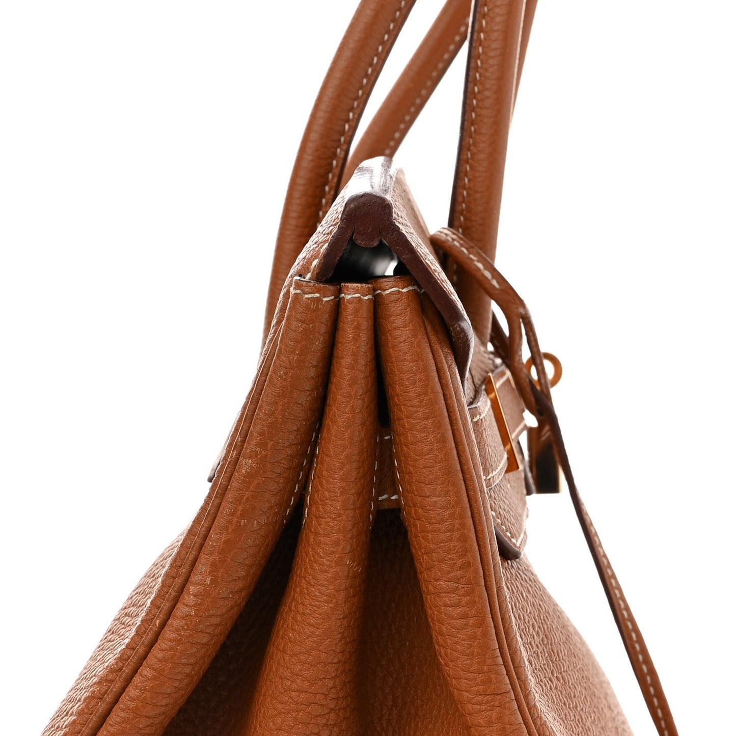 Taurillon Clemence Birkin 35 Gold