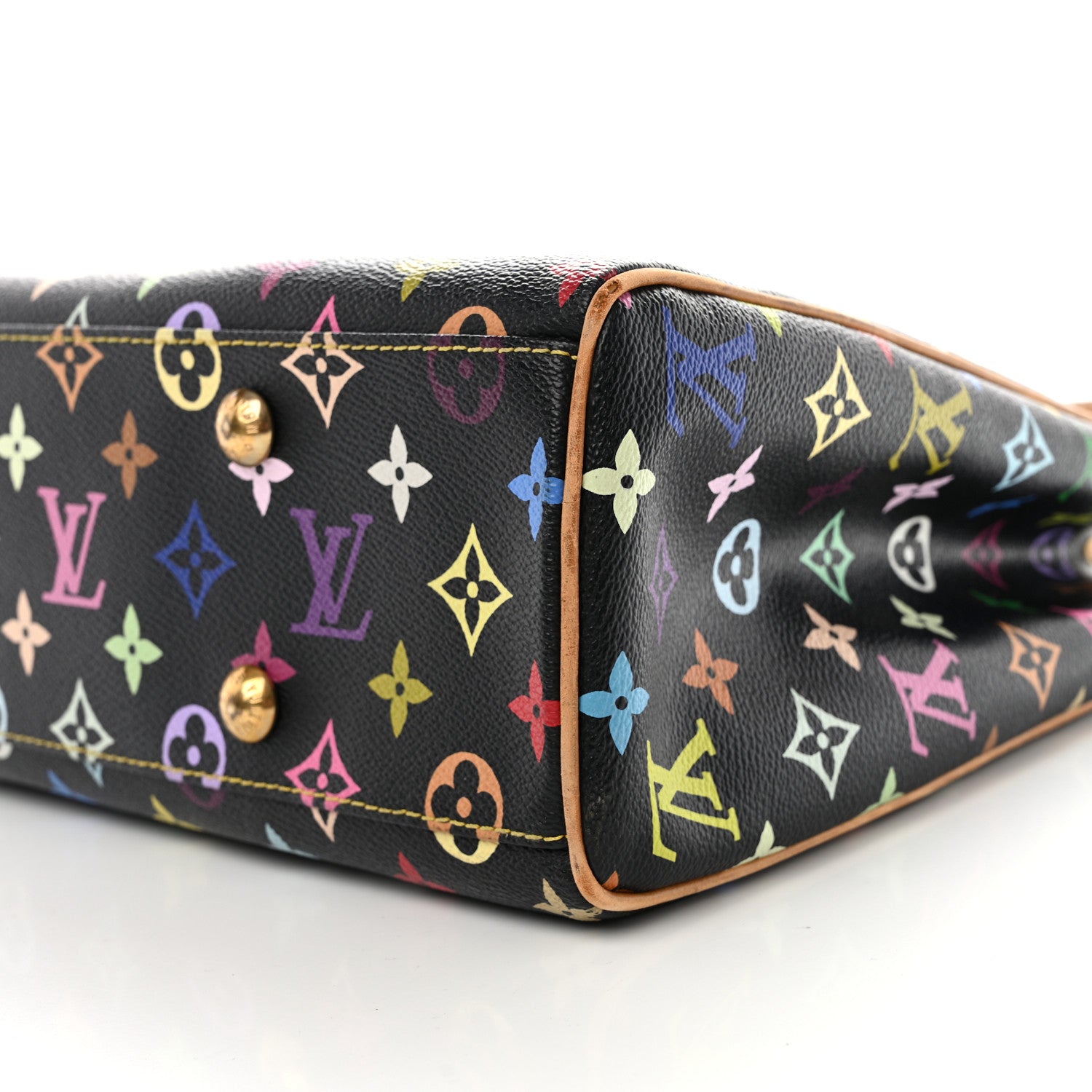 Louis Vuitton Monogram Multicolor Aurelia MM Black 8 of 13