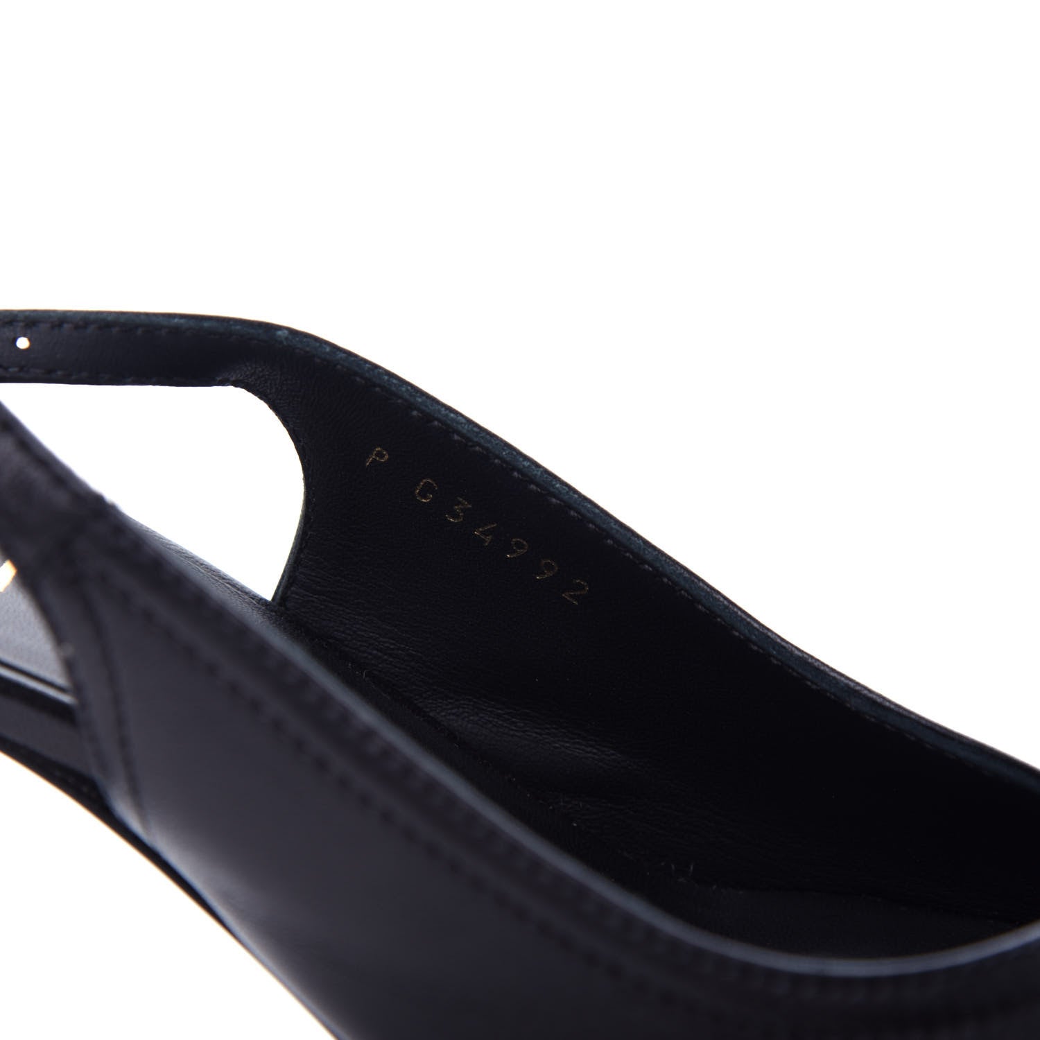 Chanel Lambskin Grosgrain Crystal Cap Toe Logo Slingback Pumps 38.5 Black 10 of 11