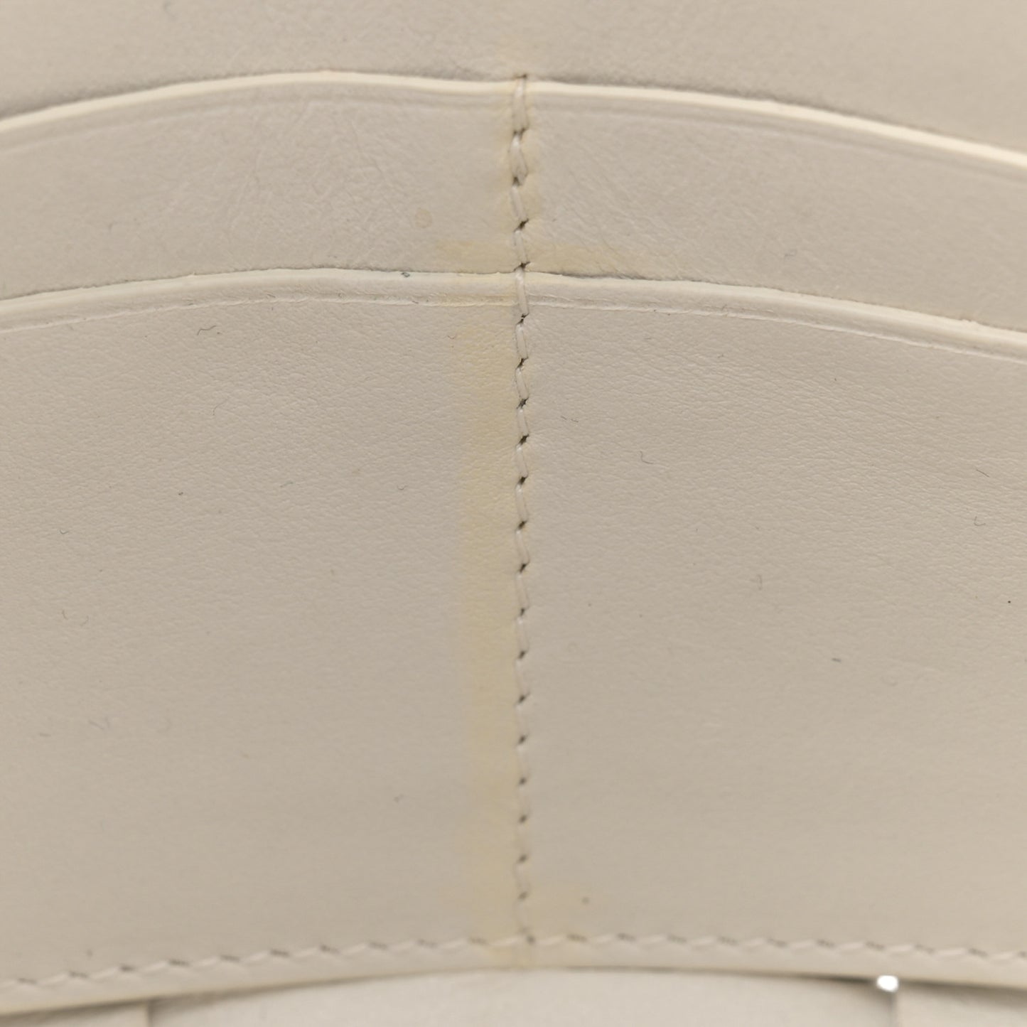 Calfskin Maxi Intrecciato Cassette Pouch On Strap Chalk