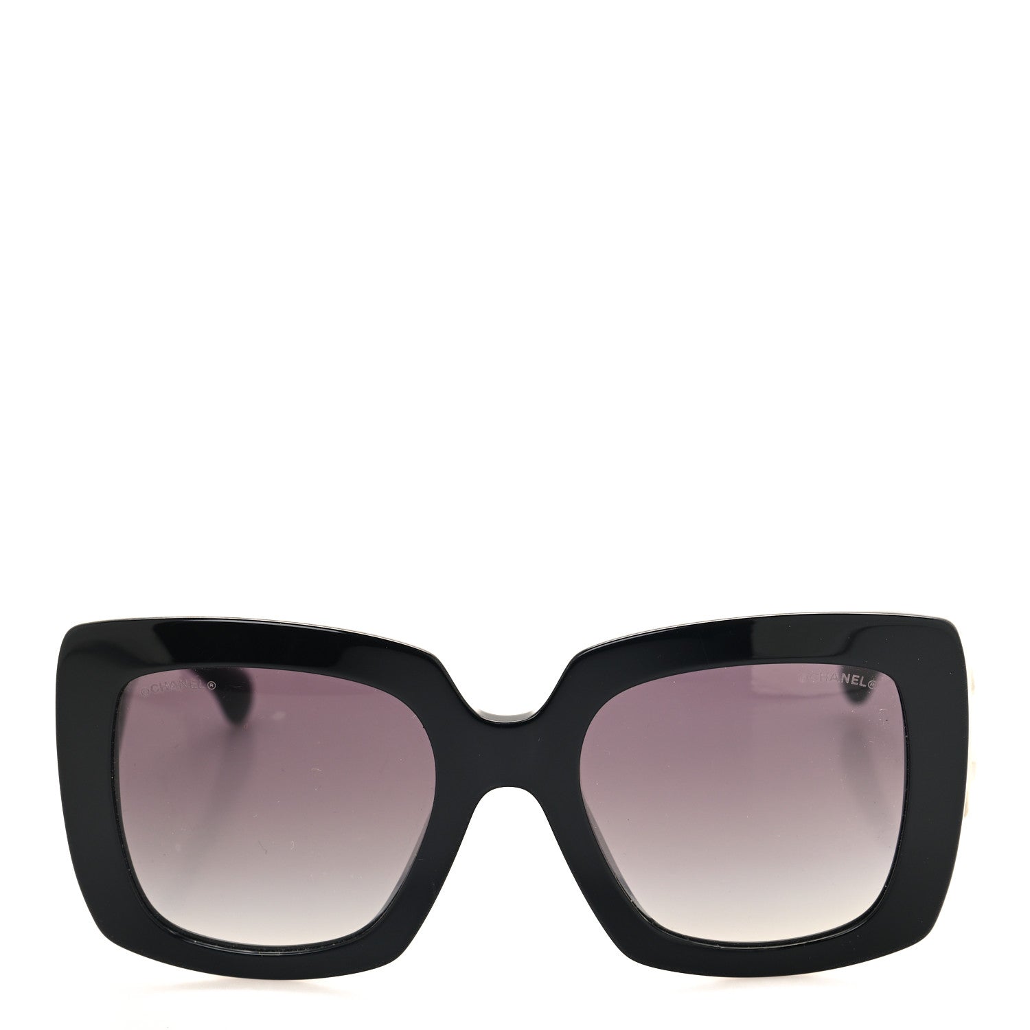 Chanel Acetate Calfskin Square Sunglasses 5474-Q-A Black 2 of 8