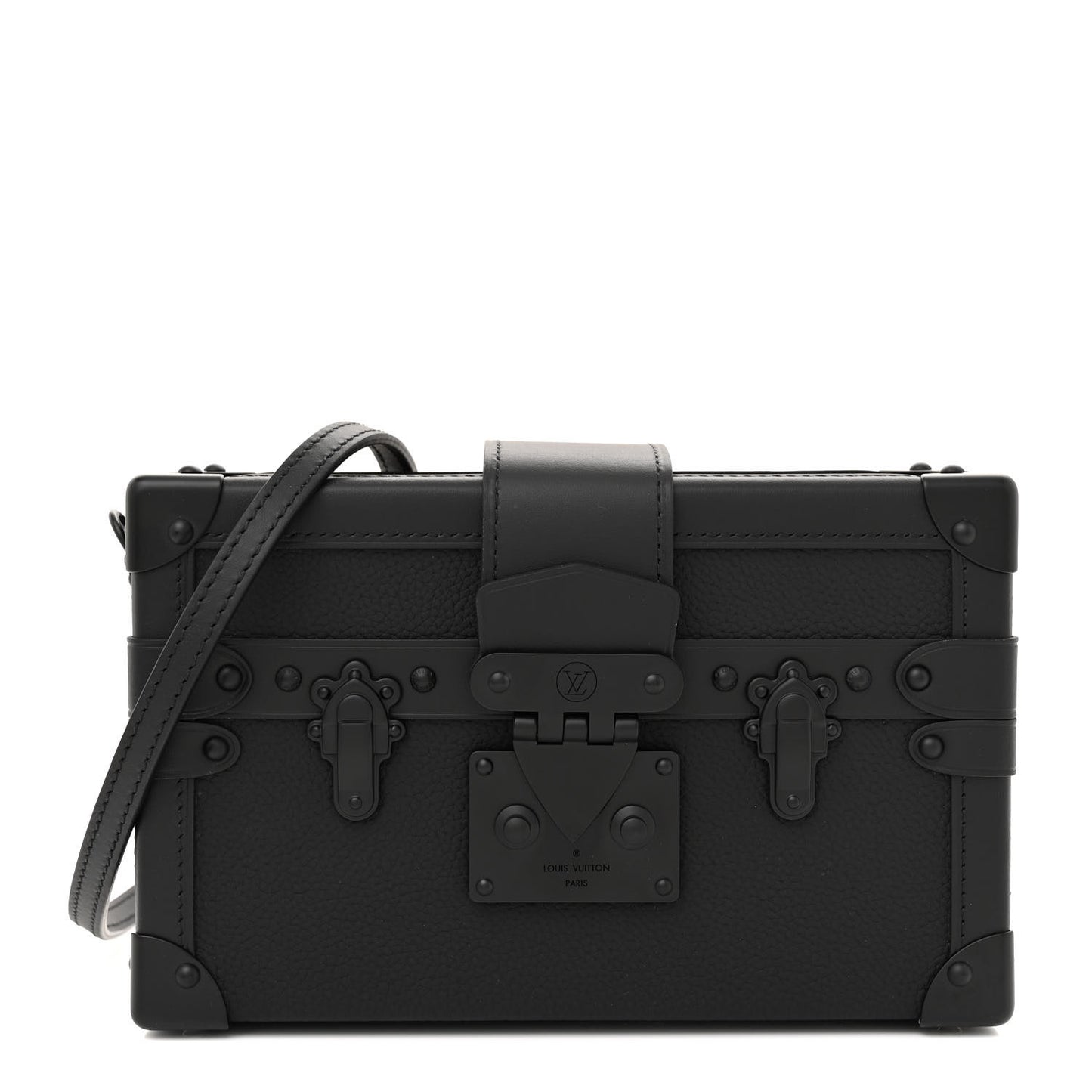 Calfskin Petite Malle Black