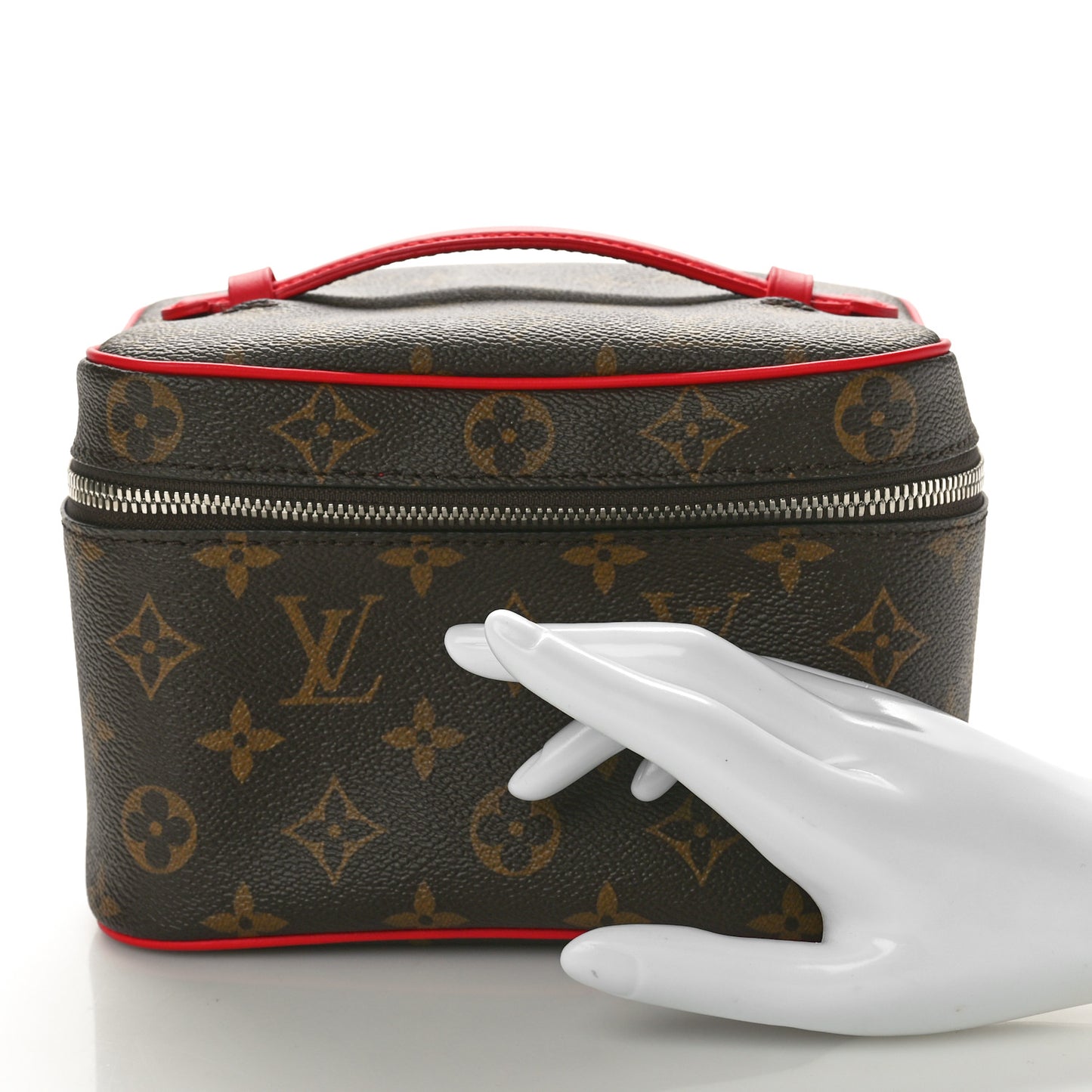 Monogram Macassar Nice Mini Rouge
